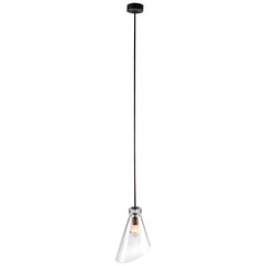 RENG, Catempo, Artisanal Crystal, Funnel Body with Sand Finish