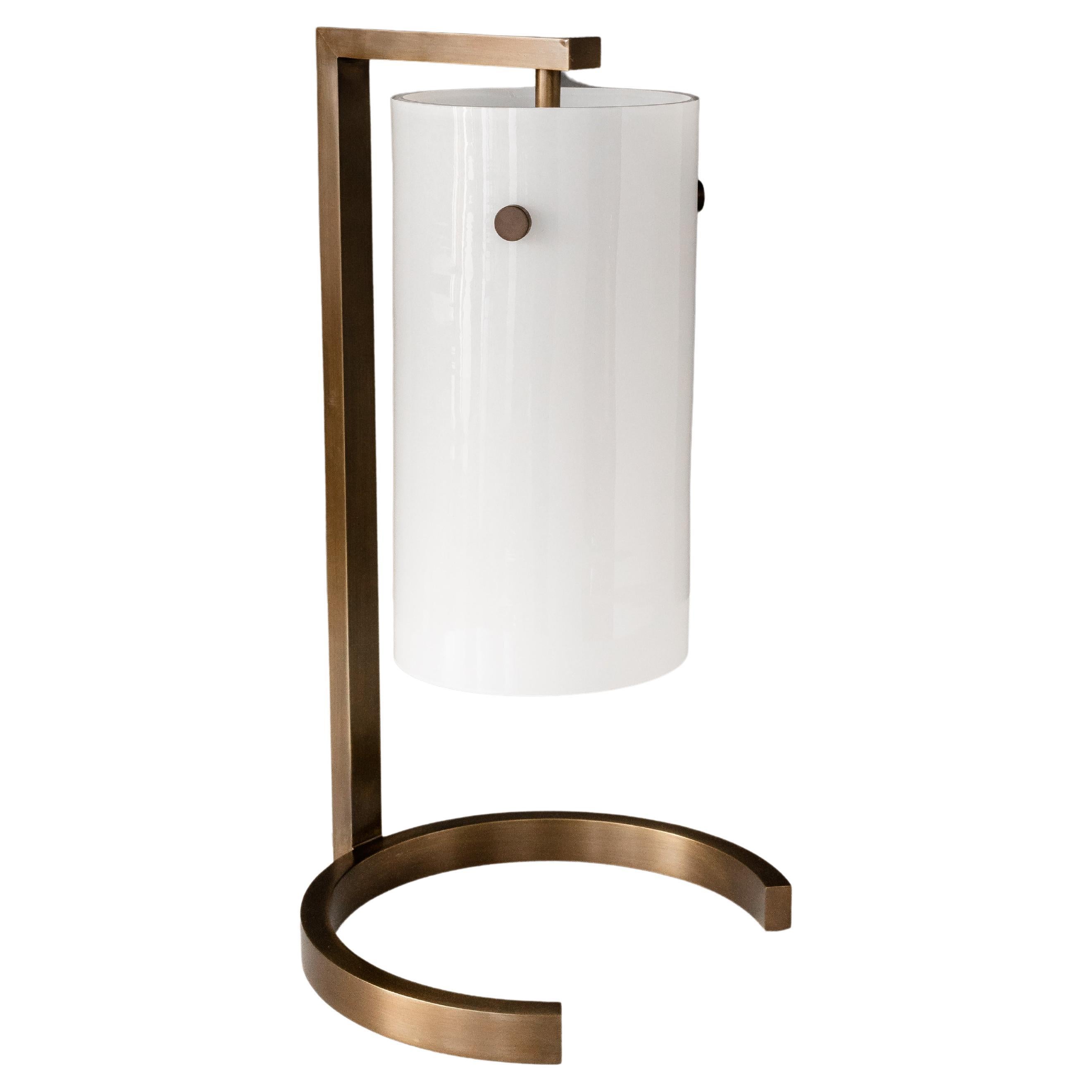 RENG, Cercle Frosted Glass, Table Lamp