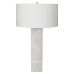 Reng, Chanku, Solid Alabaster Monolith Table Lamp