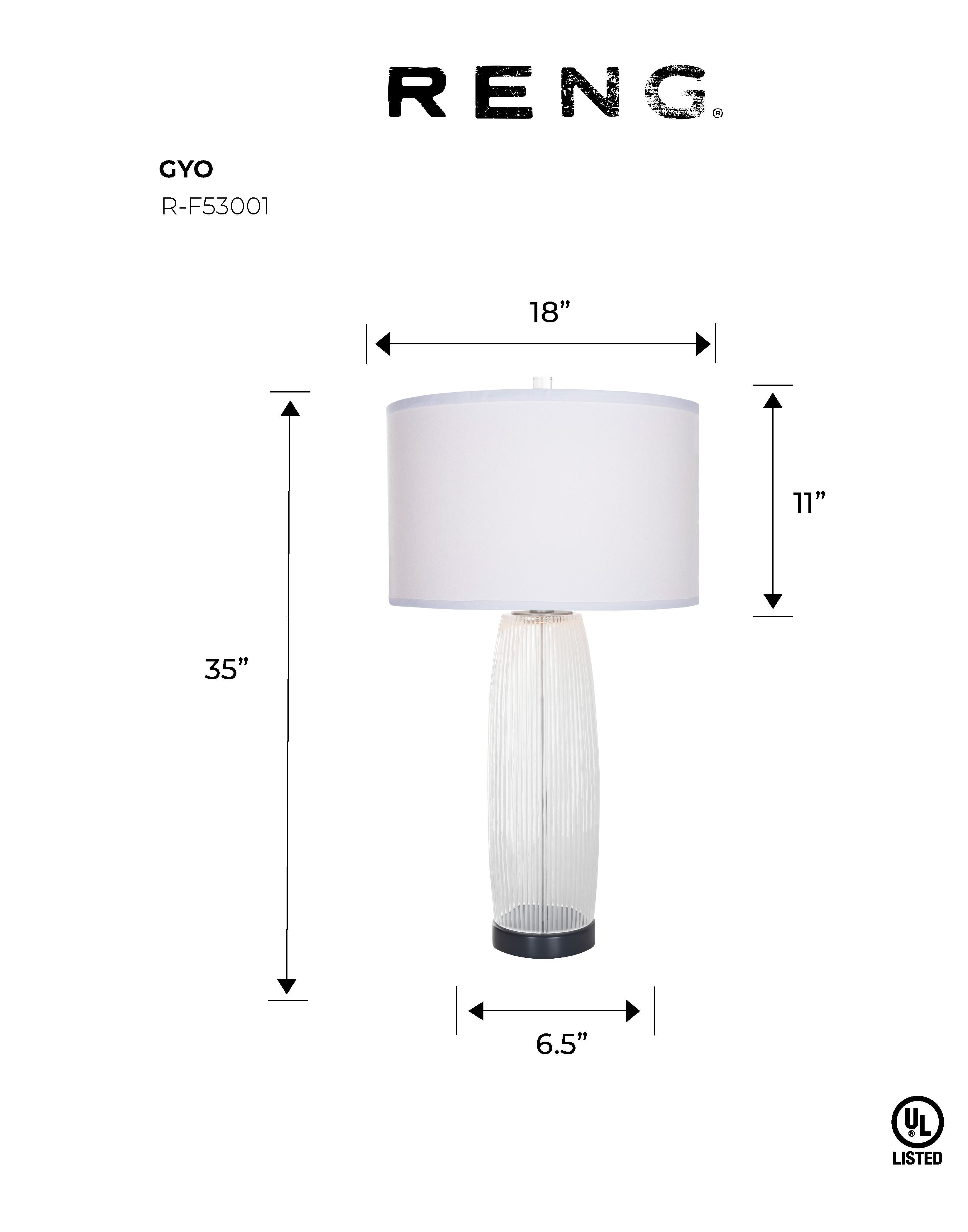 RENG, Gyo, Crystal Table Lamp In New Condition In Dallas, TX