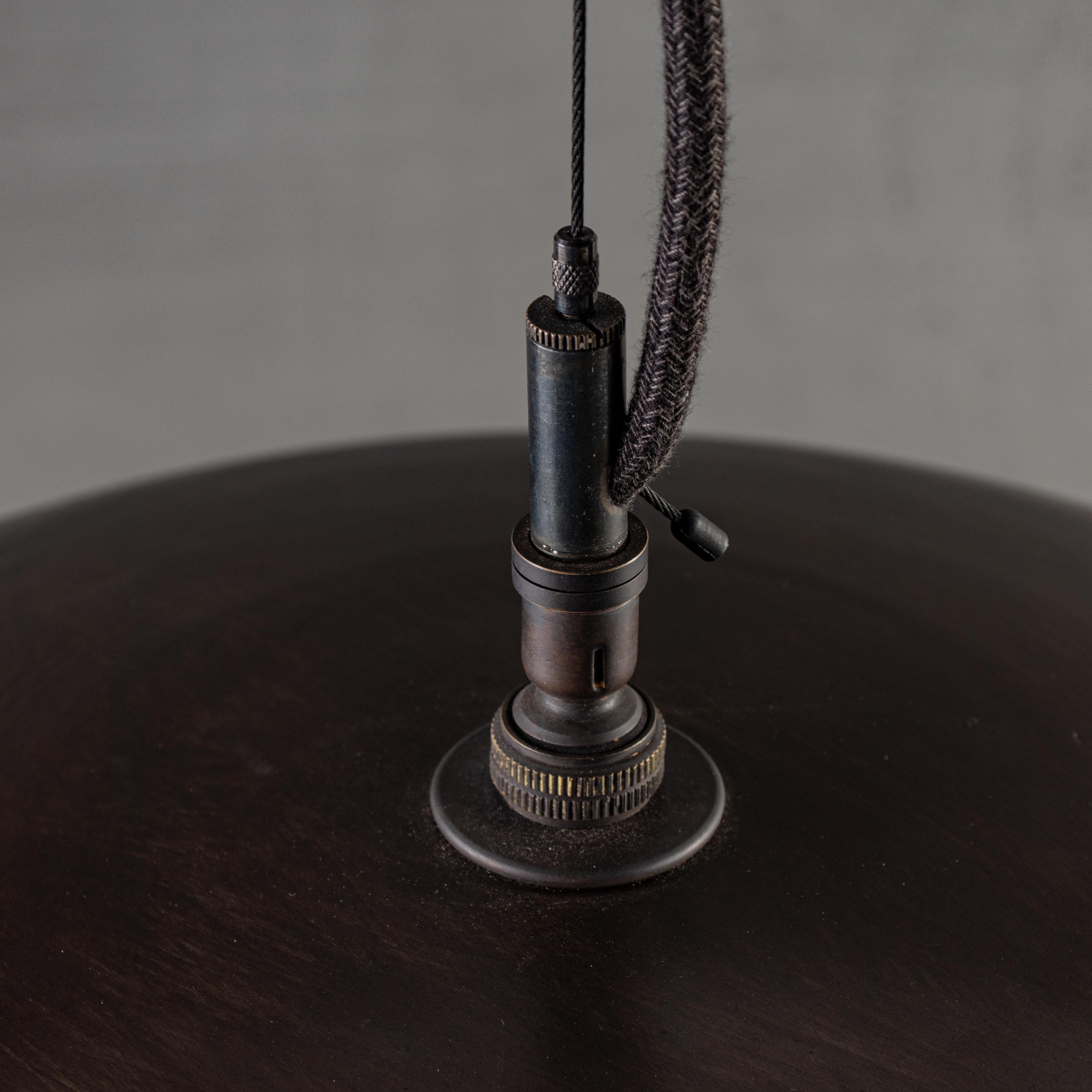 Contemporary RENG, Kani, Forged Steel, Modern Dome Shop Light