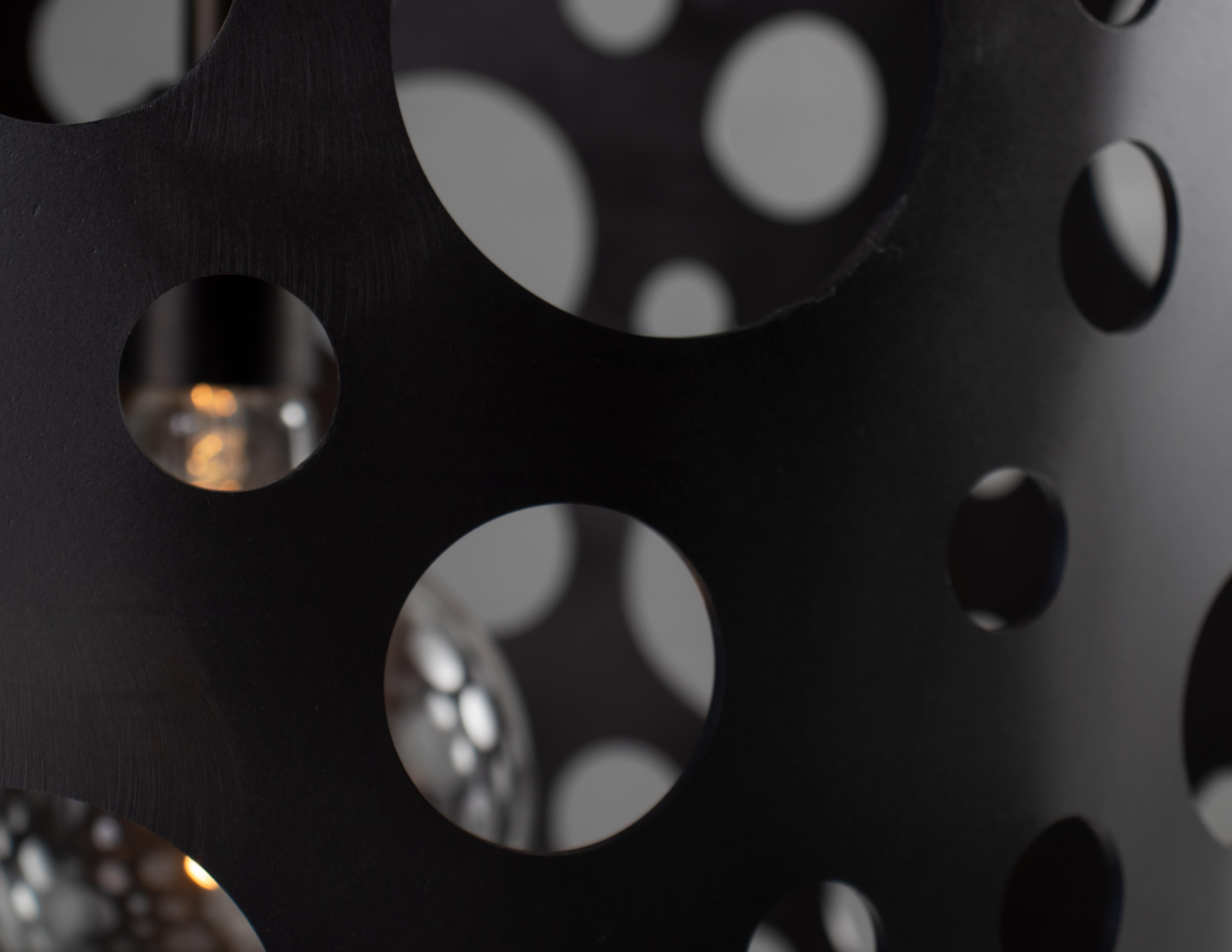 Italian RENG, Pierce II, Forged Steel, Perforated Circular Cut Outs on Cylinder Body