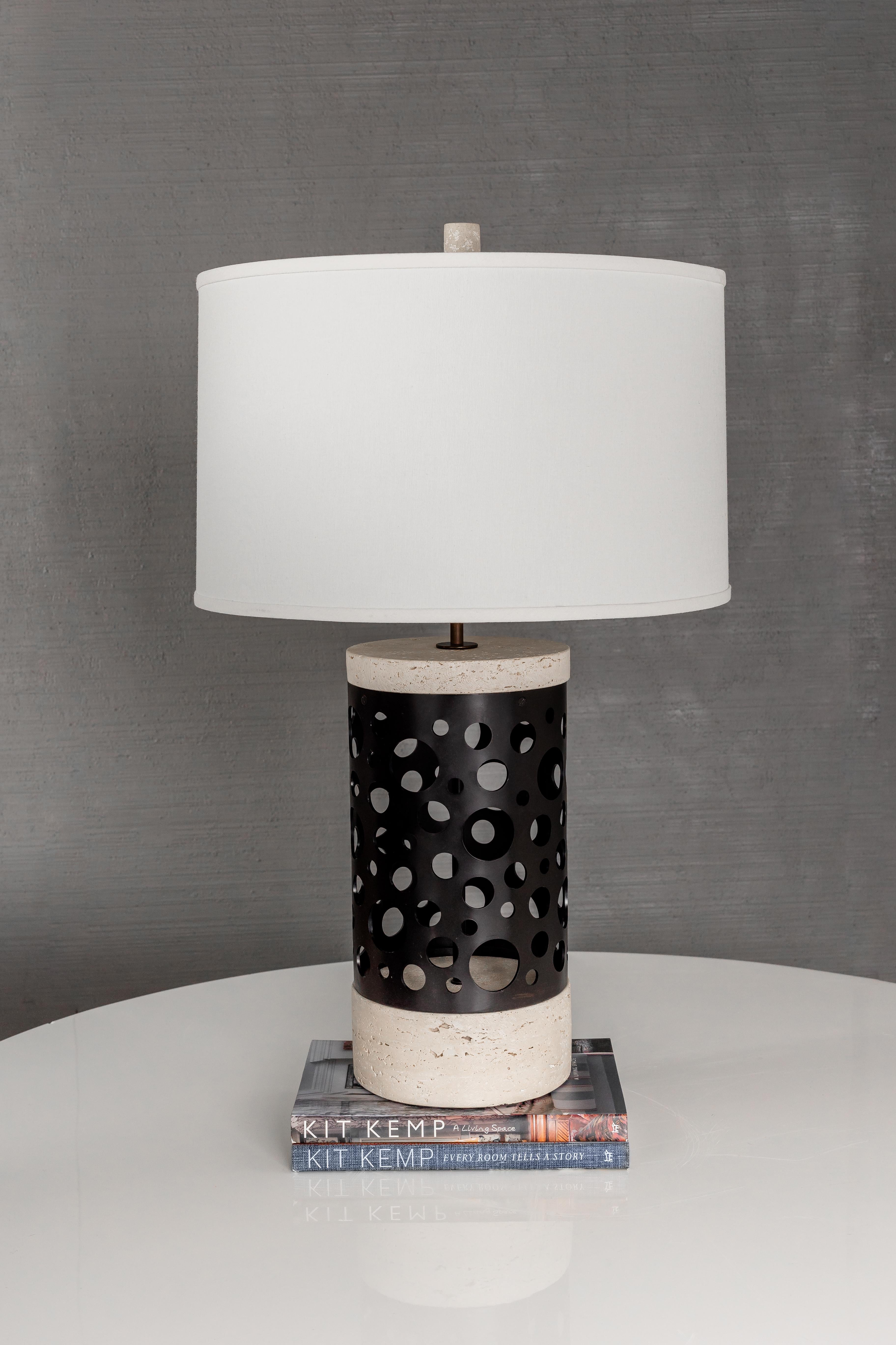 RENG, Pierce Table Lamp, Forged Steel 4
