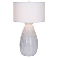 RENG, Ribu, White Glaze Ceramic Table Lamp