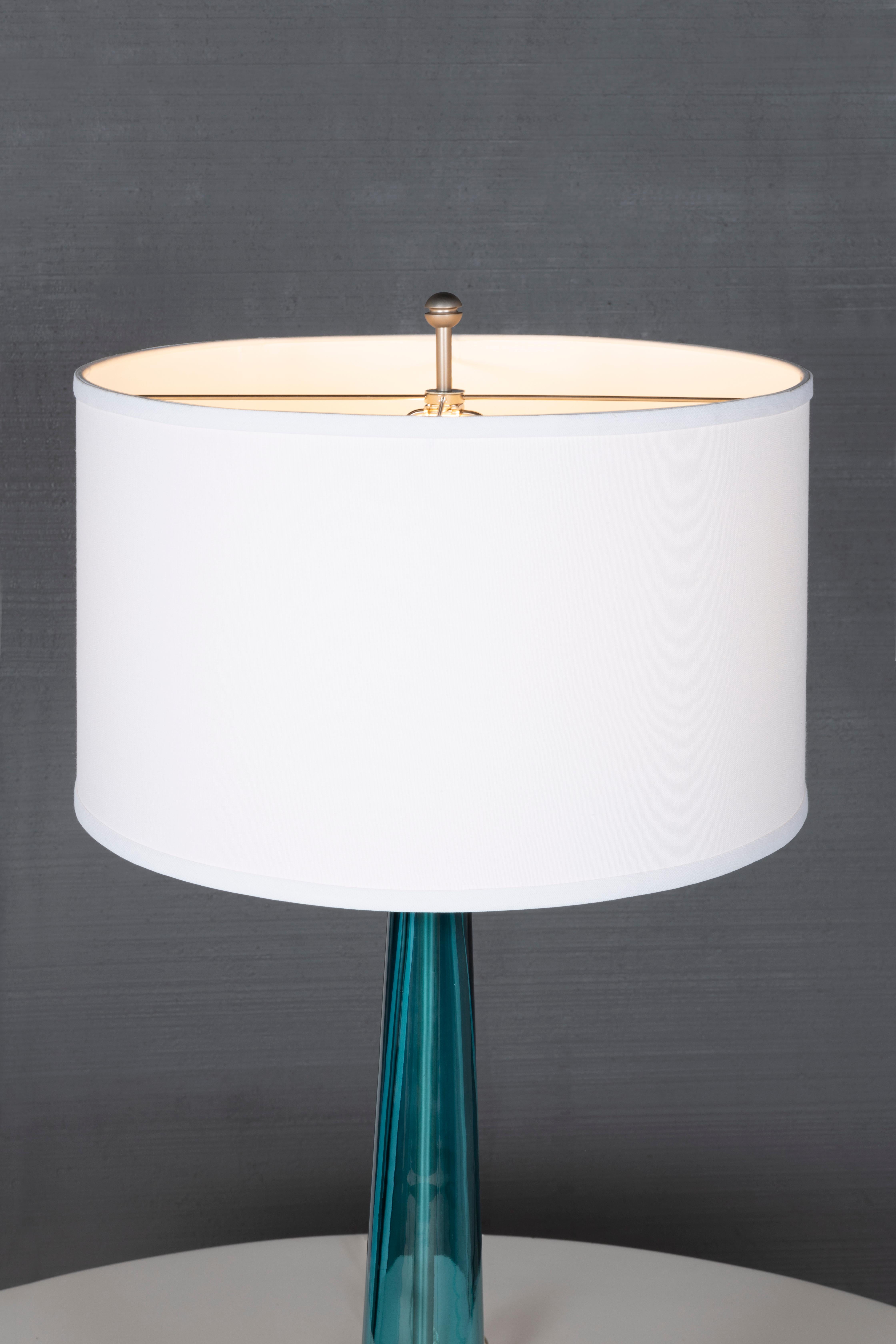 Modern Reng, Sukini, Aqua Crystal Table Lamp