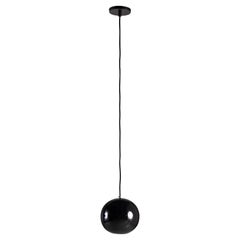 RENG, Tama Black, Hand Formed Ceramic, Ball Form Down Light