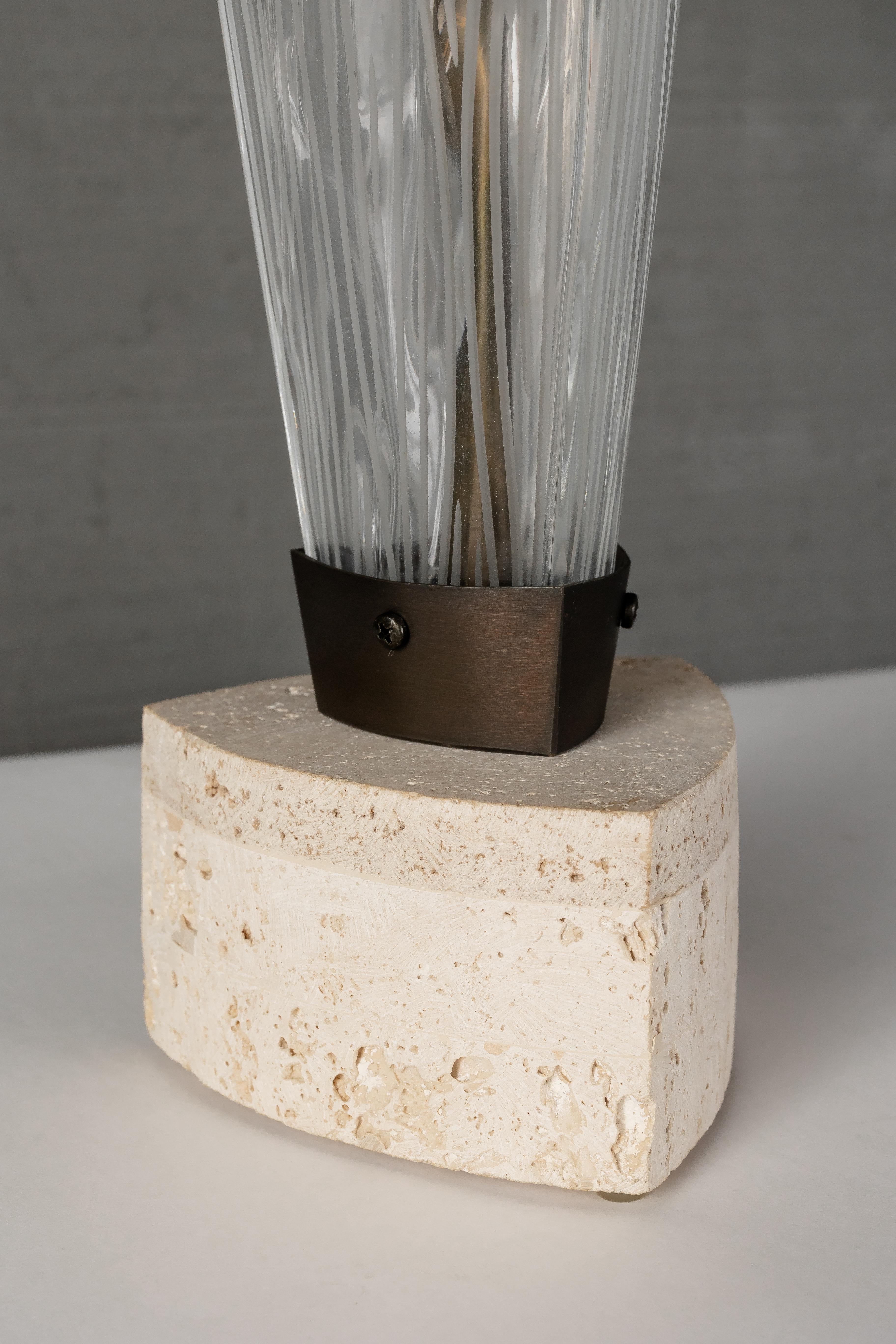 Reng, Willow, Decorative Glass Table Lamp 2
