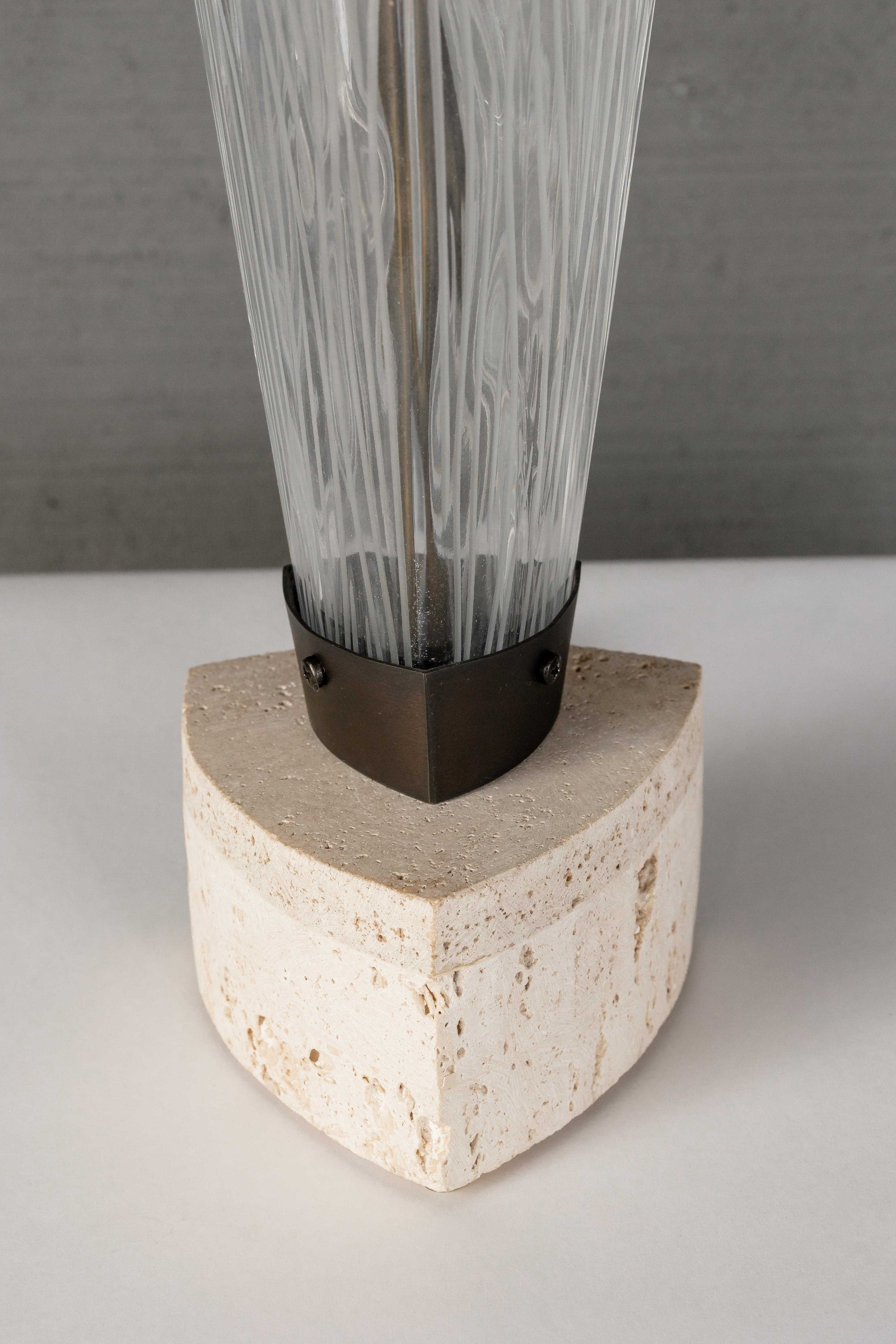 Reng, Willow, Decorative Glass Table Lamp 1