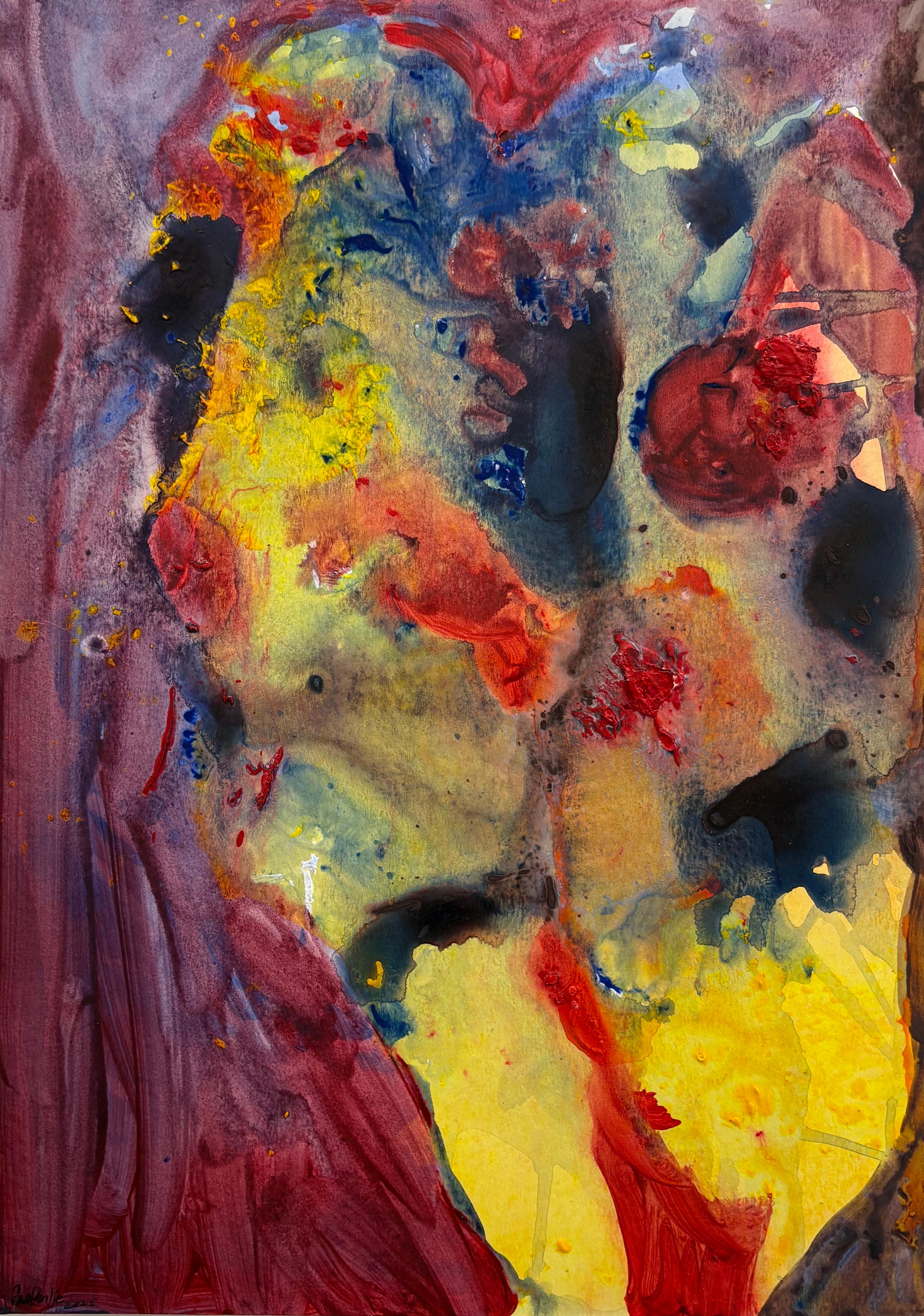 Acryl auf Papier,
Gerahmt, 60 x 45 x 3 cm

Renjie Gao oder Jean-Michel Gao ist ein chinesischer Künstler, der 1994 geboren wurde und in Beijing Songzhuang in China lebt und arbeitet. Er ist Meister Fu Zenan & Mitglied der New York Hudson Artists