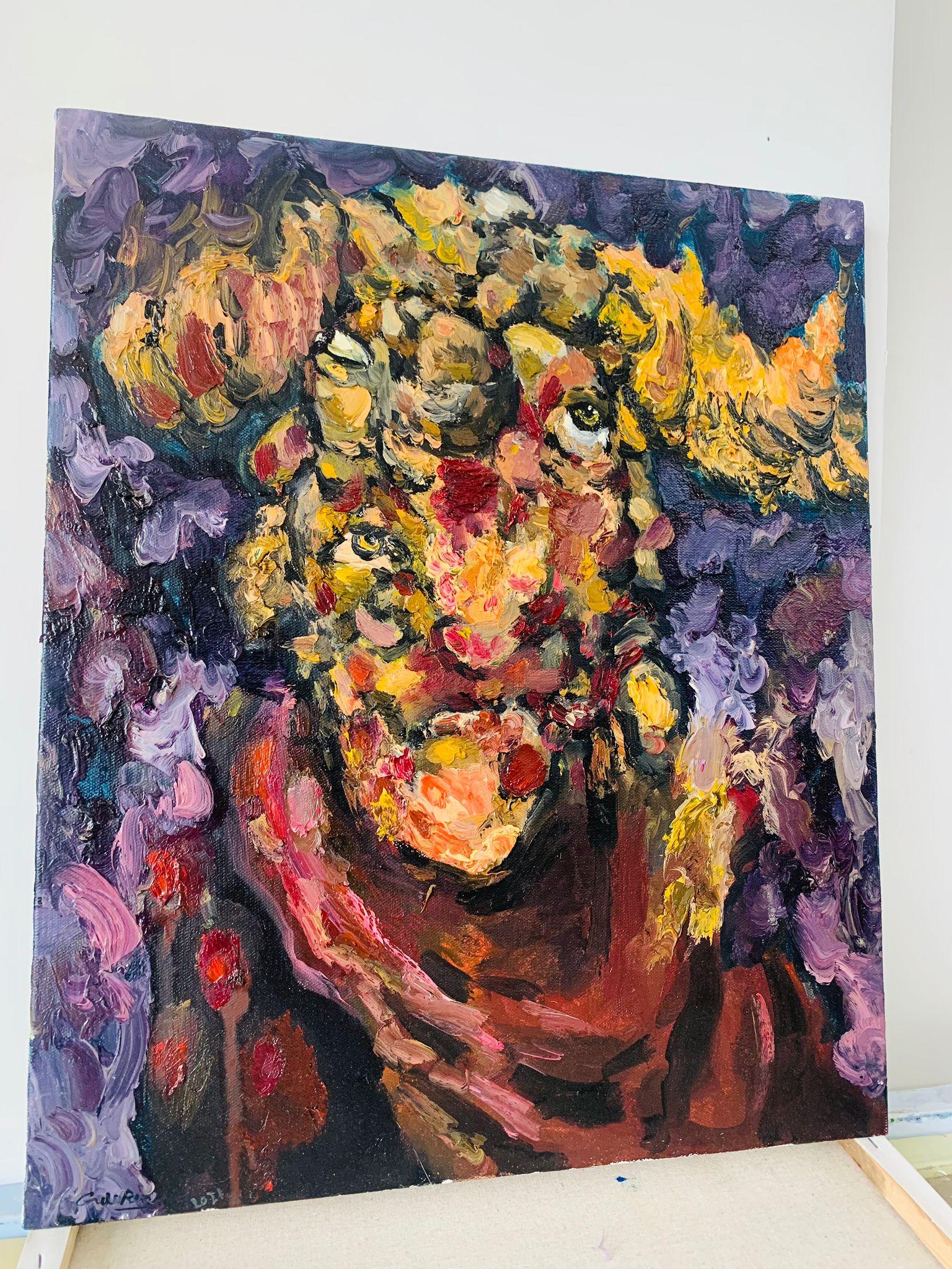 Chinese Contemporary Art by Renjie Gao - Portrait No.9 bullfighter For Sale 1