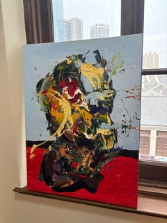 Chinese Contemporary Art by Renjie Gao - Portrait Triplet 2