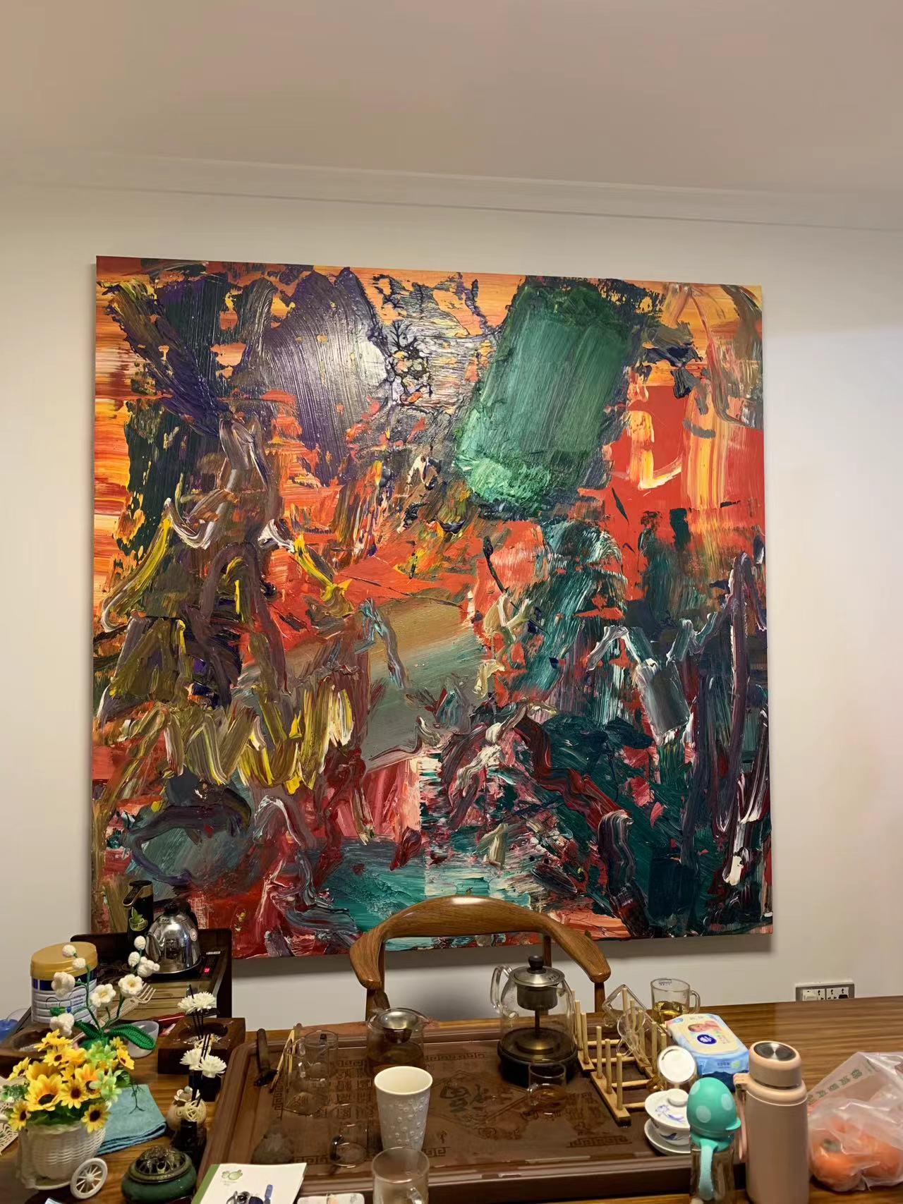 L'arte contemporanea cinese di Renjie Gao - Surging in vendita 1