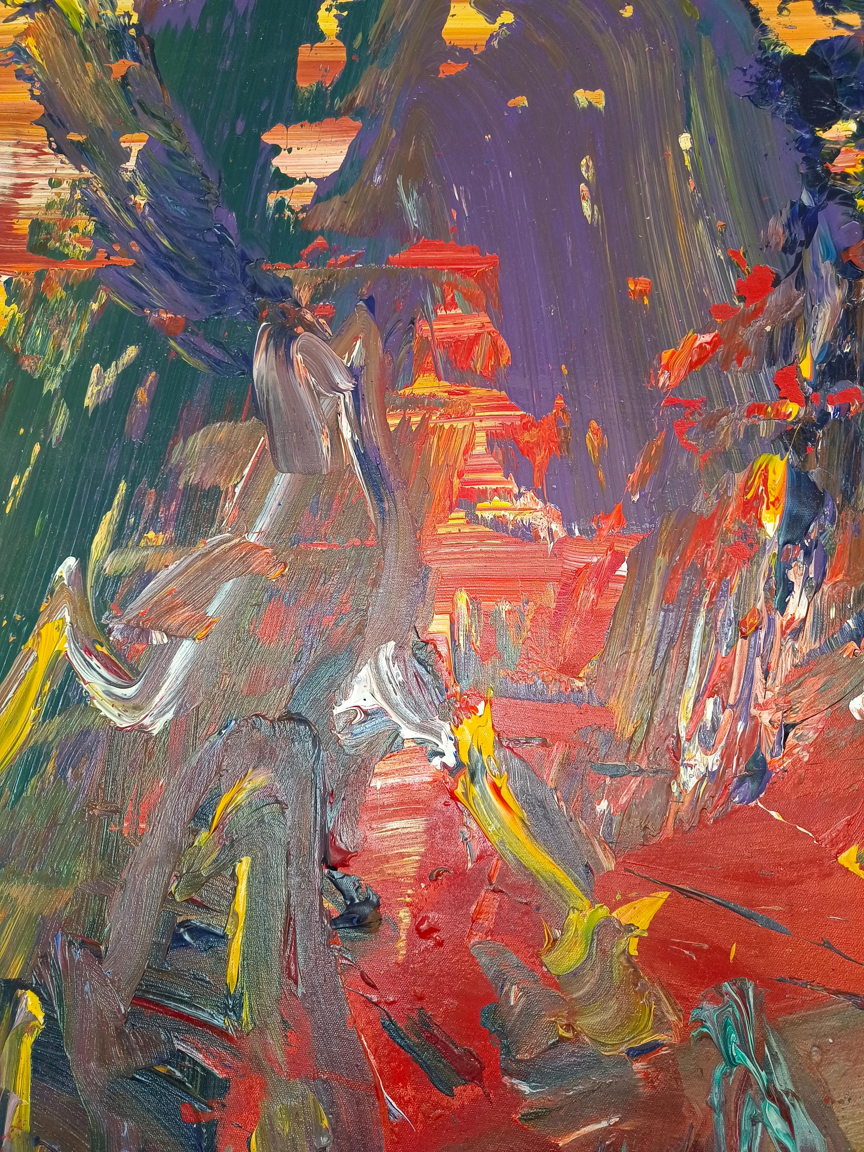 L'arte contemporanea cinese di Renjie Gao - Surging in vendita 6