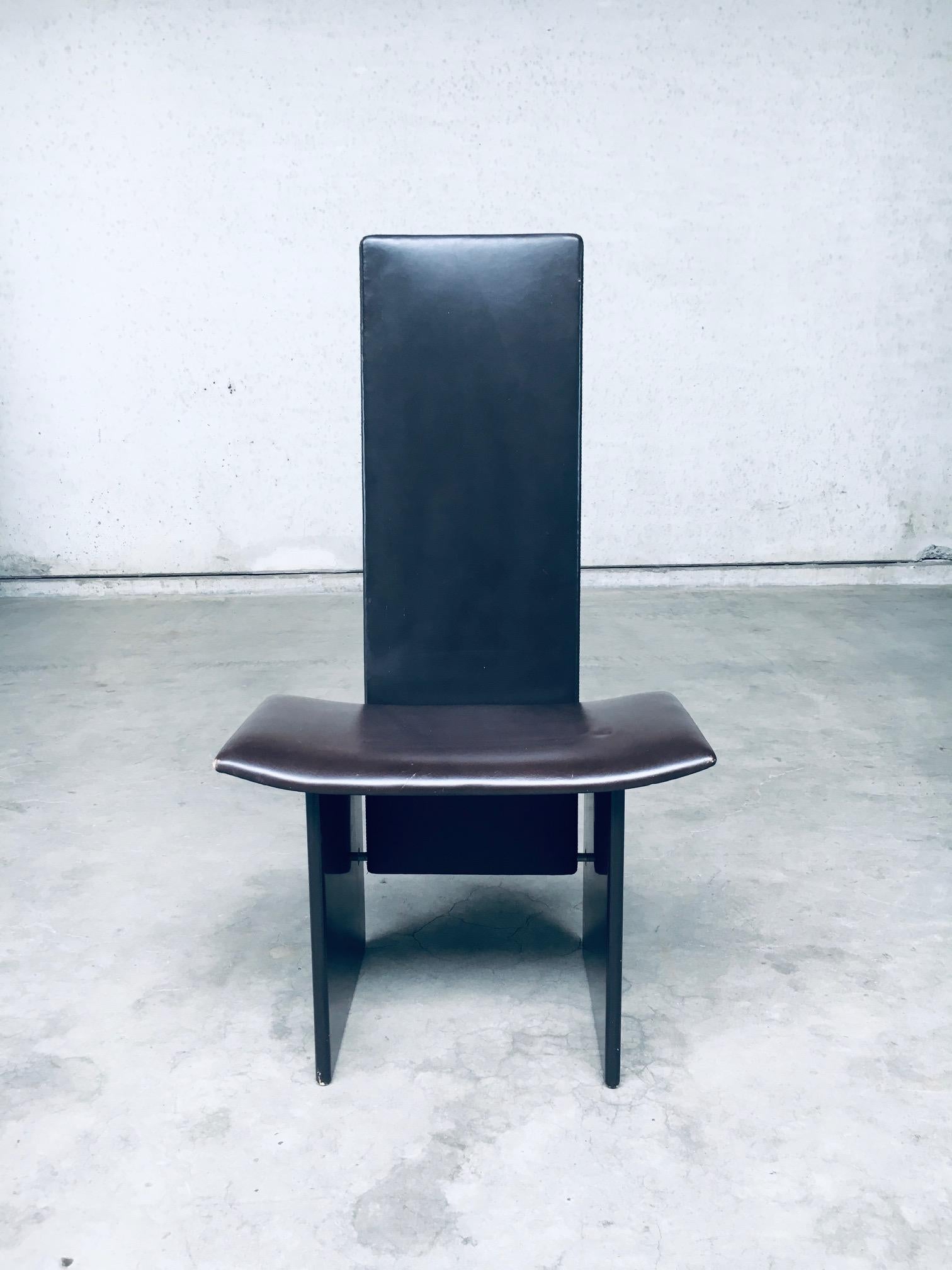 Rennie Dining Chair Set by Kazuhide Takahama for Simon Gavina, Italy, 1980's For Sale 2