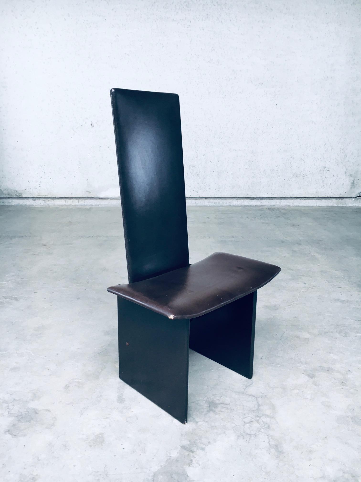 Rennie Dining Chair Set by Kazuhide Takahama for Simon Gavina, Italy, 1980's For Sale 3