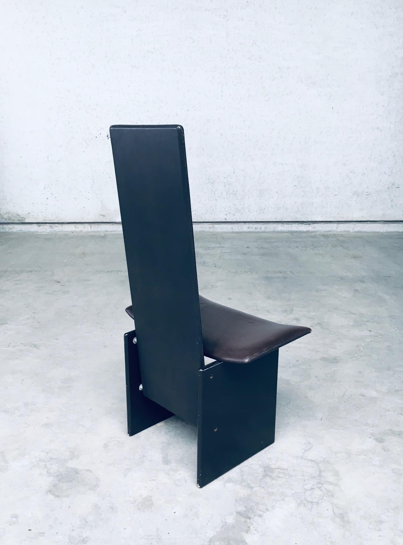 Rennie Dining Chair Set by Kazuhide Takahama for Simon Gavina, Italy, 1980's For Sale 5