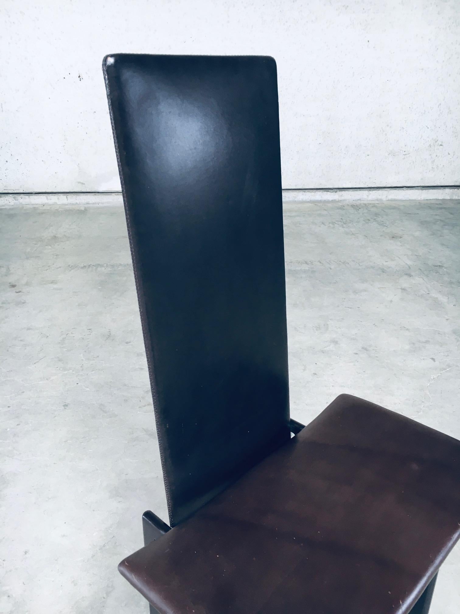 Rennie Dining Chair Set by Kazuhide Takahama for Simon Gavina, Italy, 1980's For Sale 6