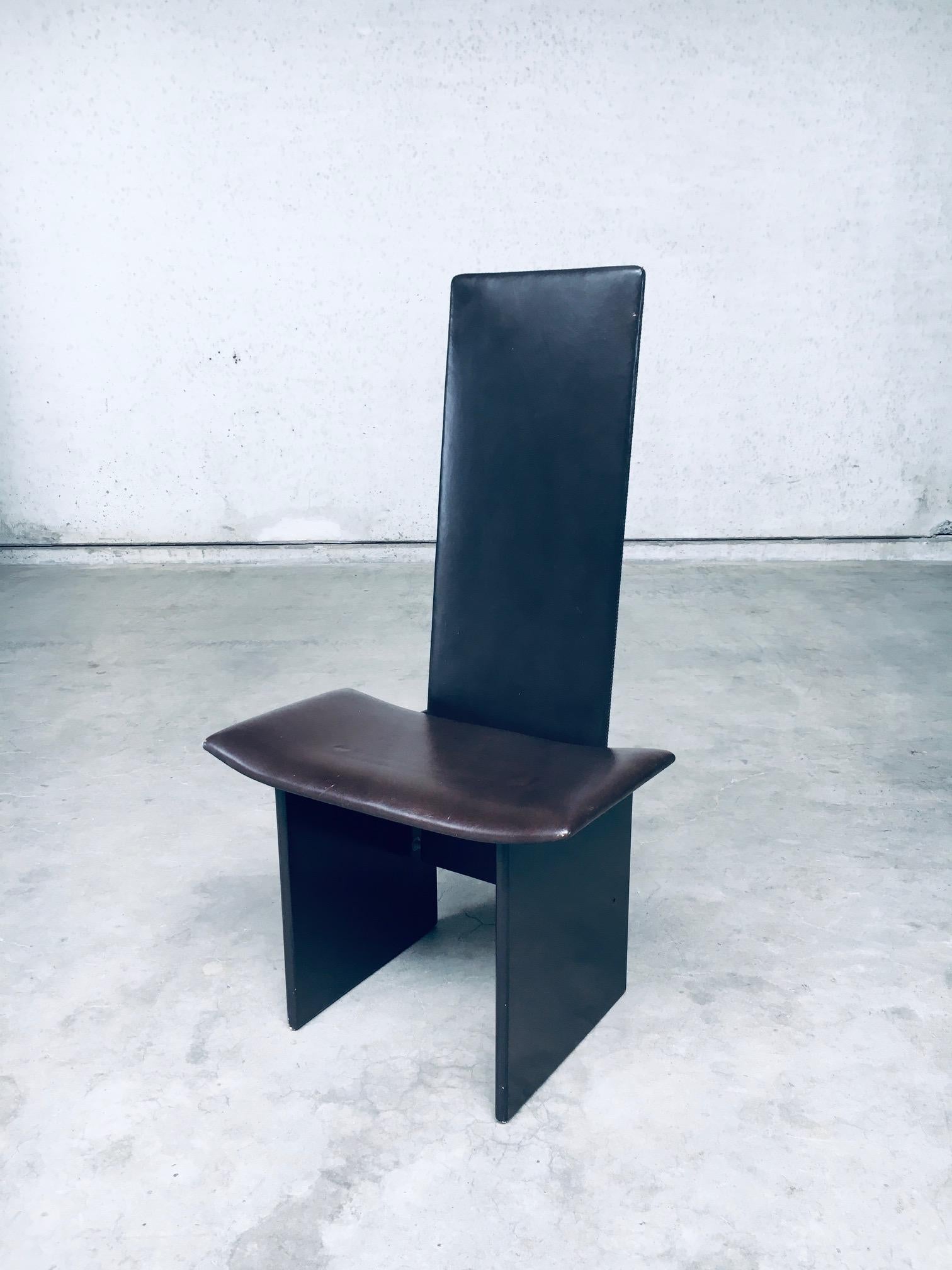 Rennie Dining Chair Set by Kazuhide Takahama for Simon Gavina, Italy, 1980's For Sale 1