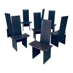 Ensemble de chaises de salle à manger Rennie de Kazuhide Takahama pour Simon Gavina, Italie, années 1980