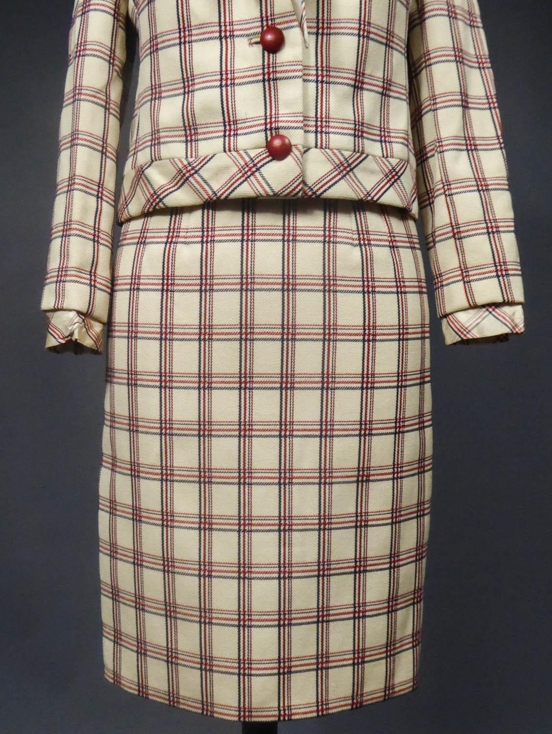 Renny Couture Jacket and dress set Paris Circa 1970 In Good Condition In Toulon, FR