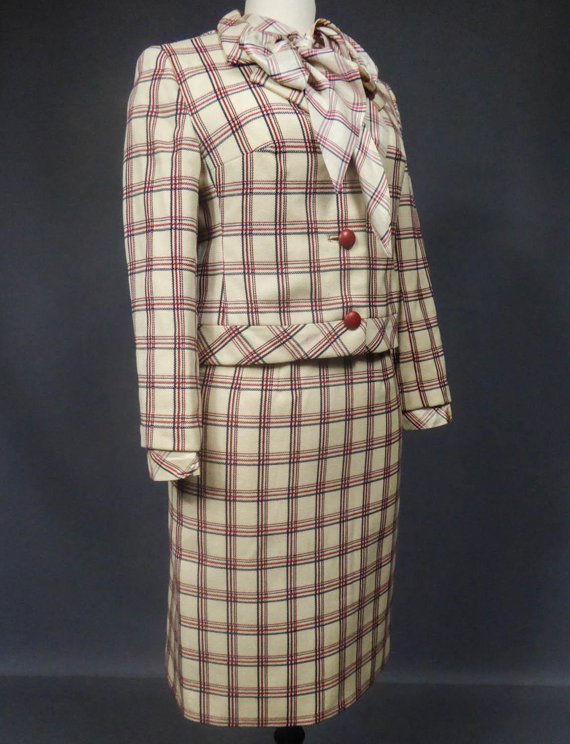Renny Couture Jacket and dress set Paris Circa 1970 3