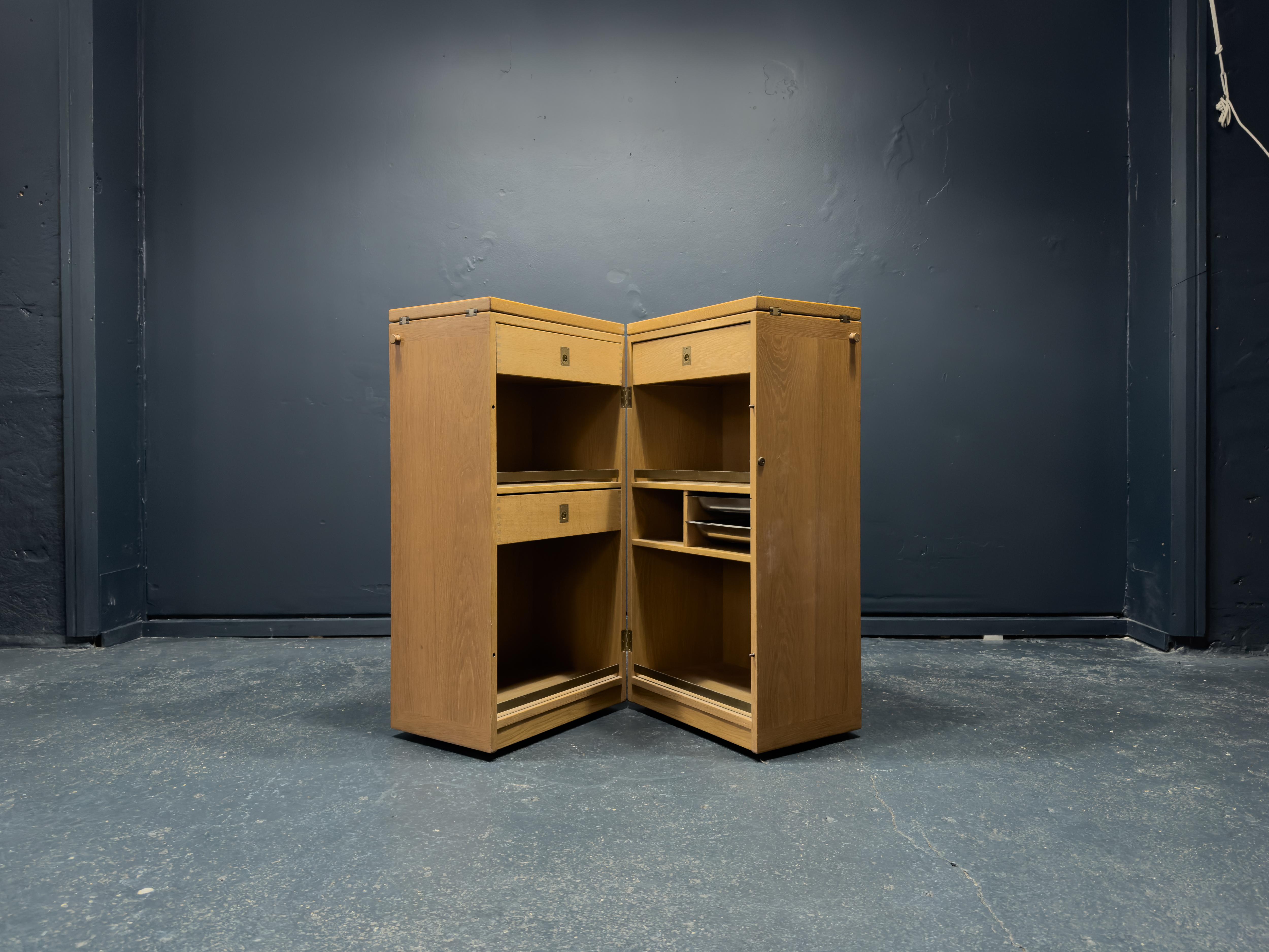 Mid-Century Modern Reno Wahl Iversen Captains Bar en vente