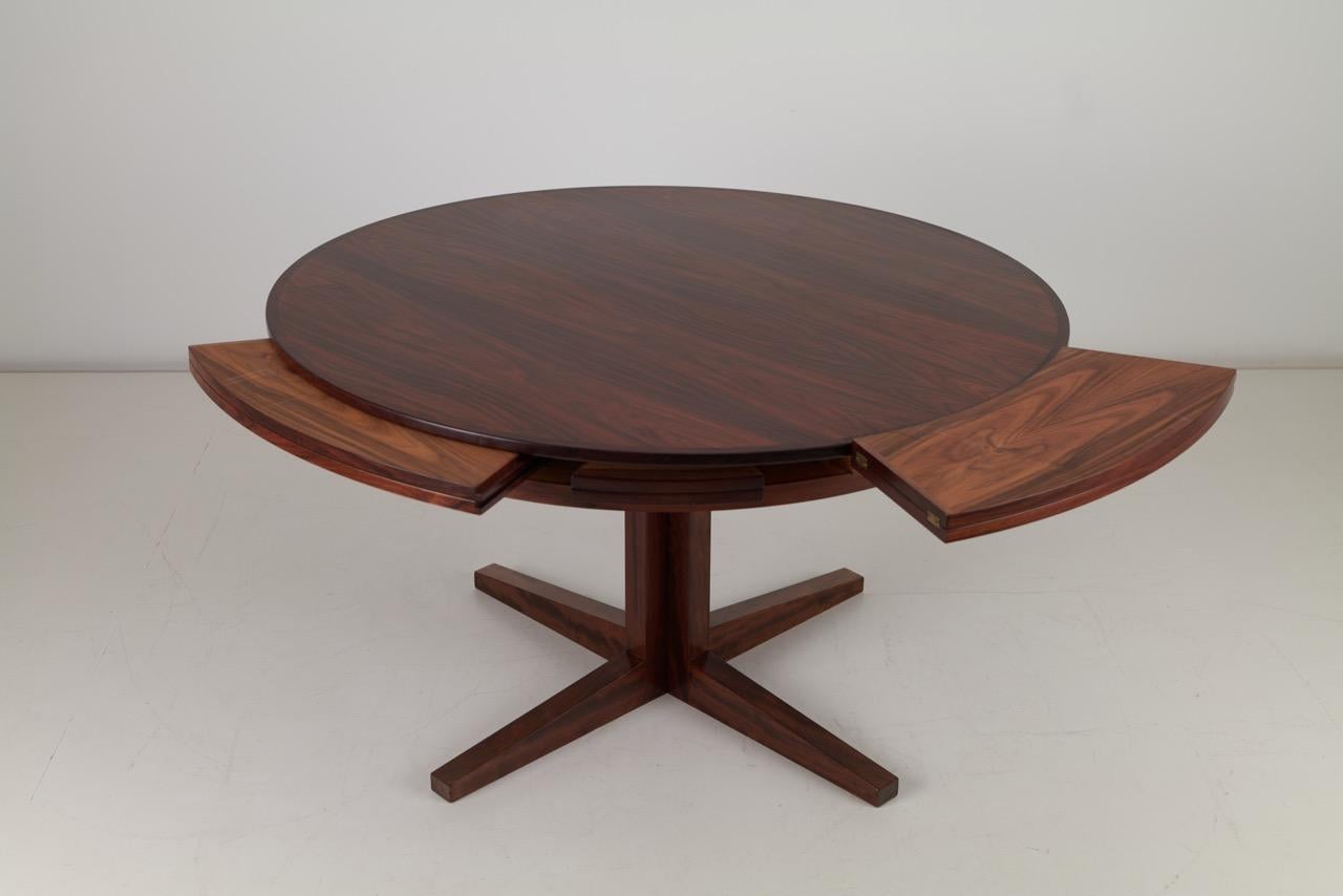 Reno Wahl Iversen Lotus - Flip Flap Table by Dyrlund, Denmark 1970s For Sale 1