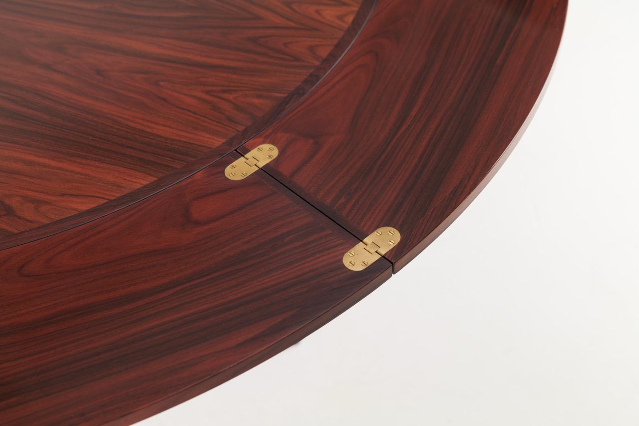 Reno Wahl Iversen Lotus - Flip Flap Table by Dyrlund, Denmark 1970s For Sale 3