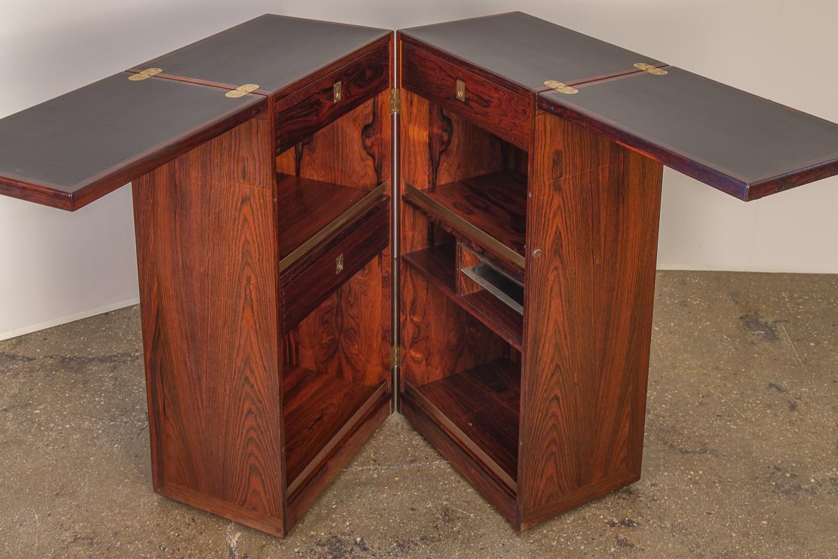 Reno Wahl Iversen Rosewood Folding Dry Bar for Dyrlund 5