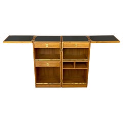 Used Reno Wahl Iverson for Dyrlund Folding Teak Captain’s Bar, 1960s