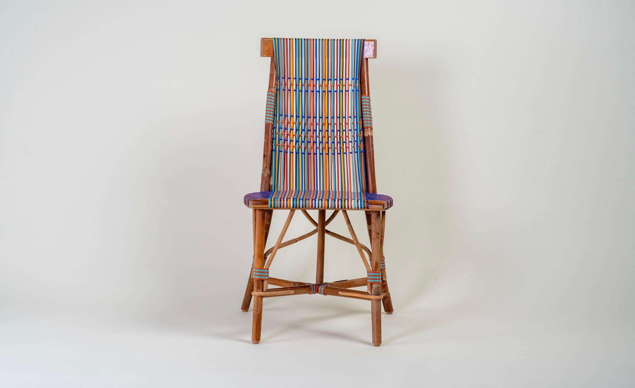 Tessuto a mano Sedia Renoir di Philippe Model. in vendita