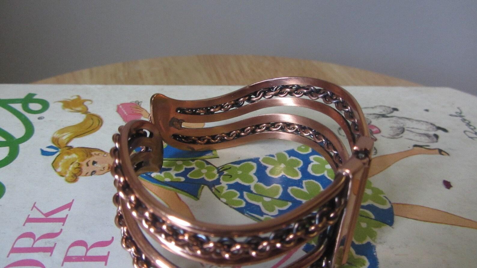 De las mujeres Pulsera de almejas de cobre Renoir, circa años 50 en venta