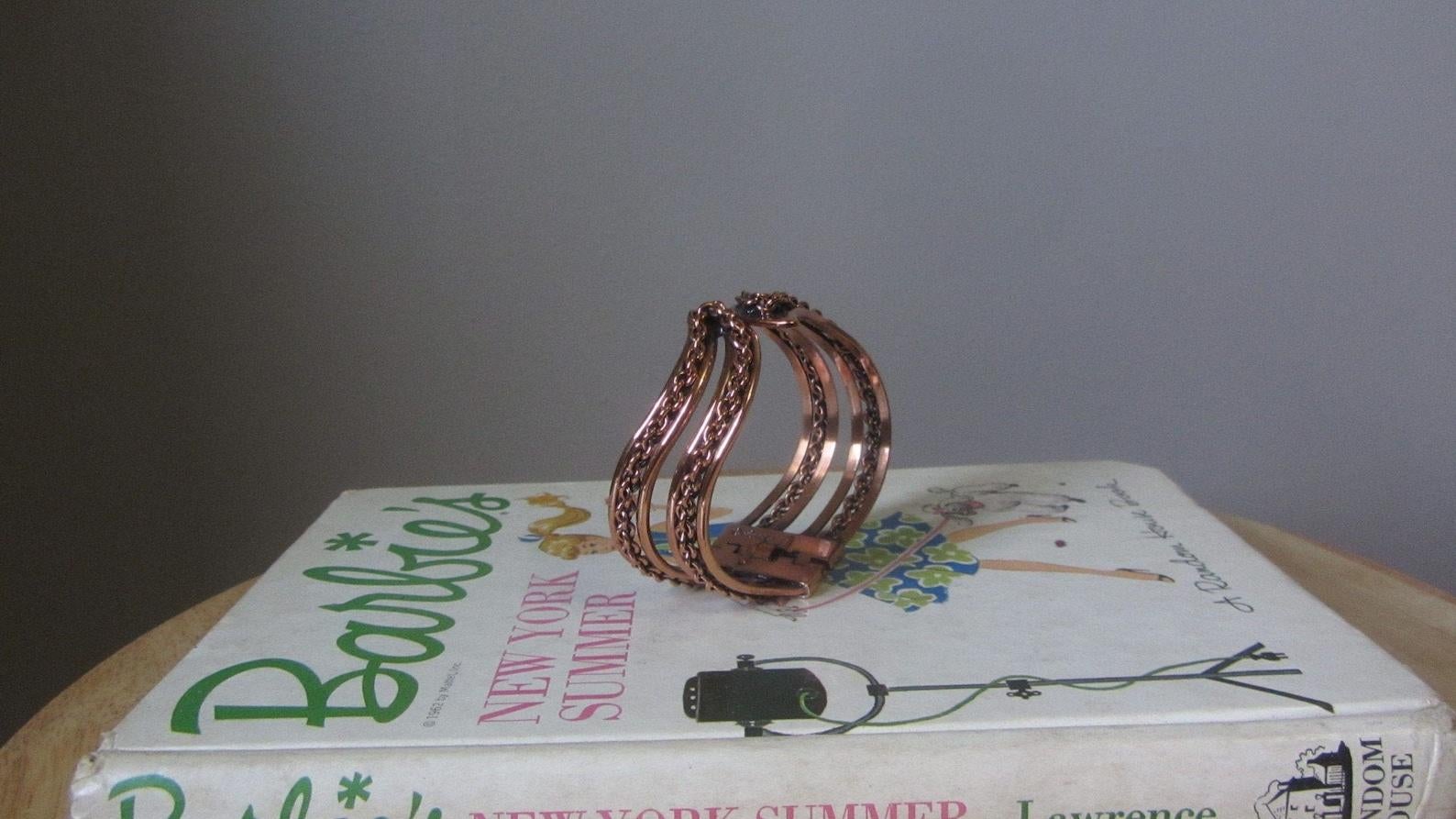 Pulsera de almejas de cobre Renoir, circa años 50 en venta 1
