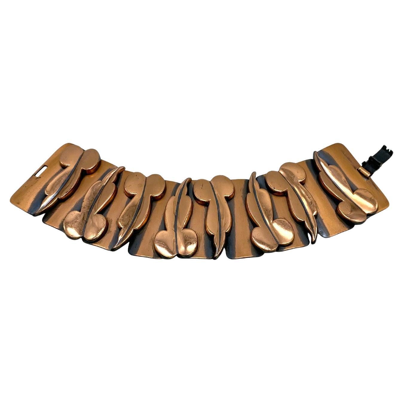 Renoir Copper Link Bracelet For Sale 1