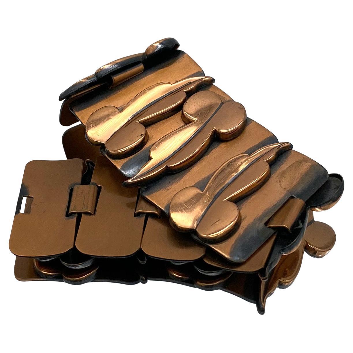 Renoir Copper Link Bracelet For Sale 3