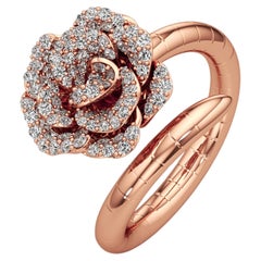 18kt Rose Gold & Diamond Ring, La Vie En Rose by Renu Oberoi