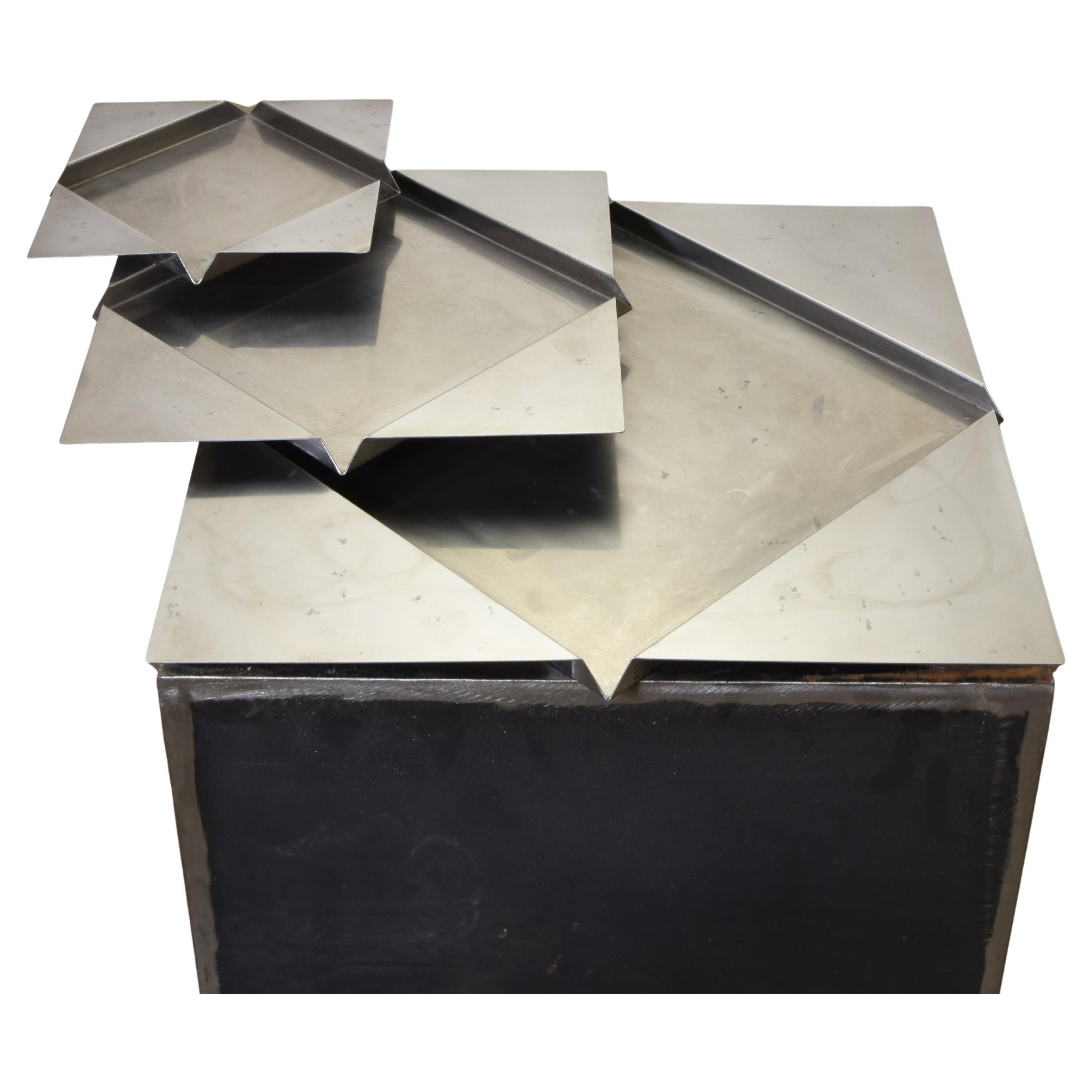 Renzo Bioli plated tray hand made by Il Picchio firenze 1970s. in vendita