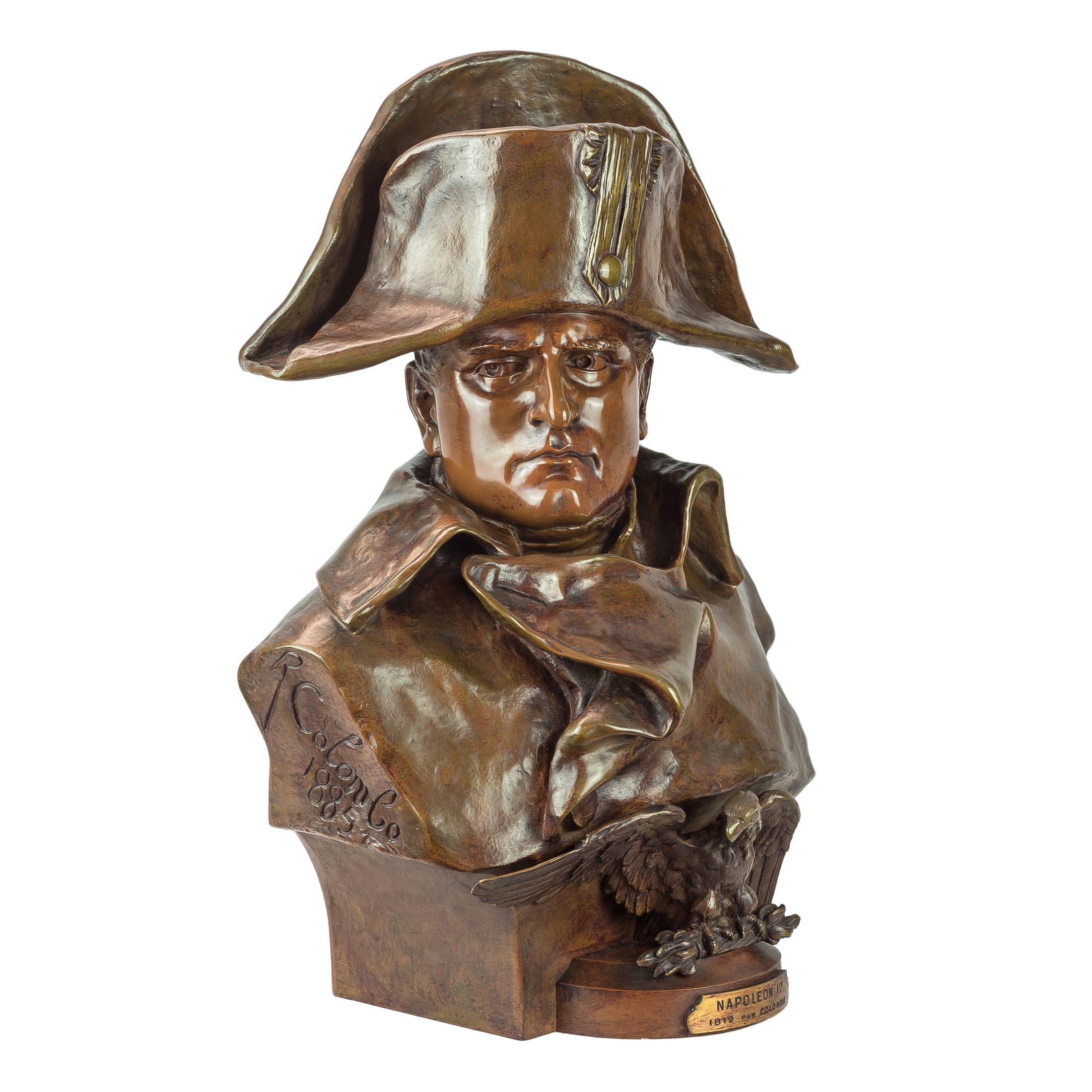Bust of Napoleon Bonaparte - Sculpture by Renzo Colombo