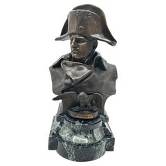 Renzo Colombo (1856–1885) — Bronze bust of Napoleon I, France, circa 1885