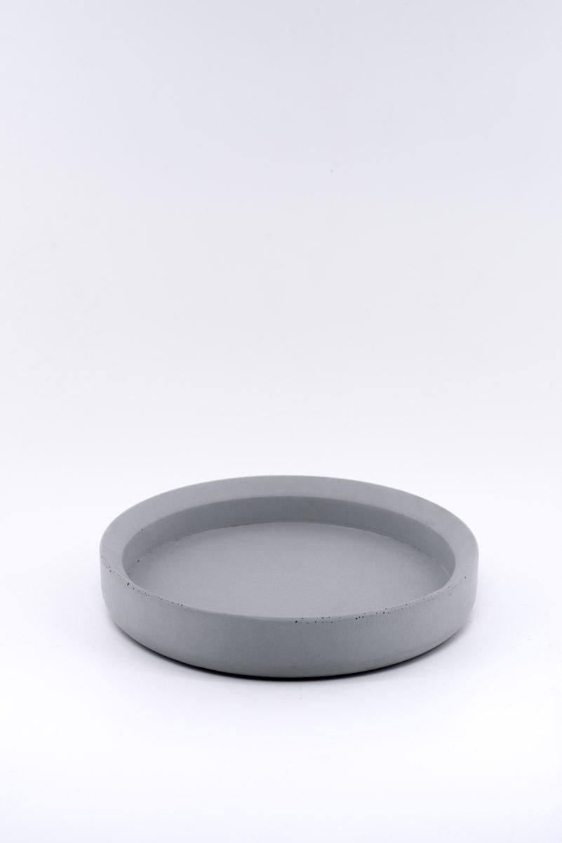 21st Century Renzo Set Concrete Tray 100% Handmade in Italy For Sale 2