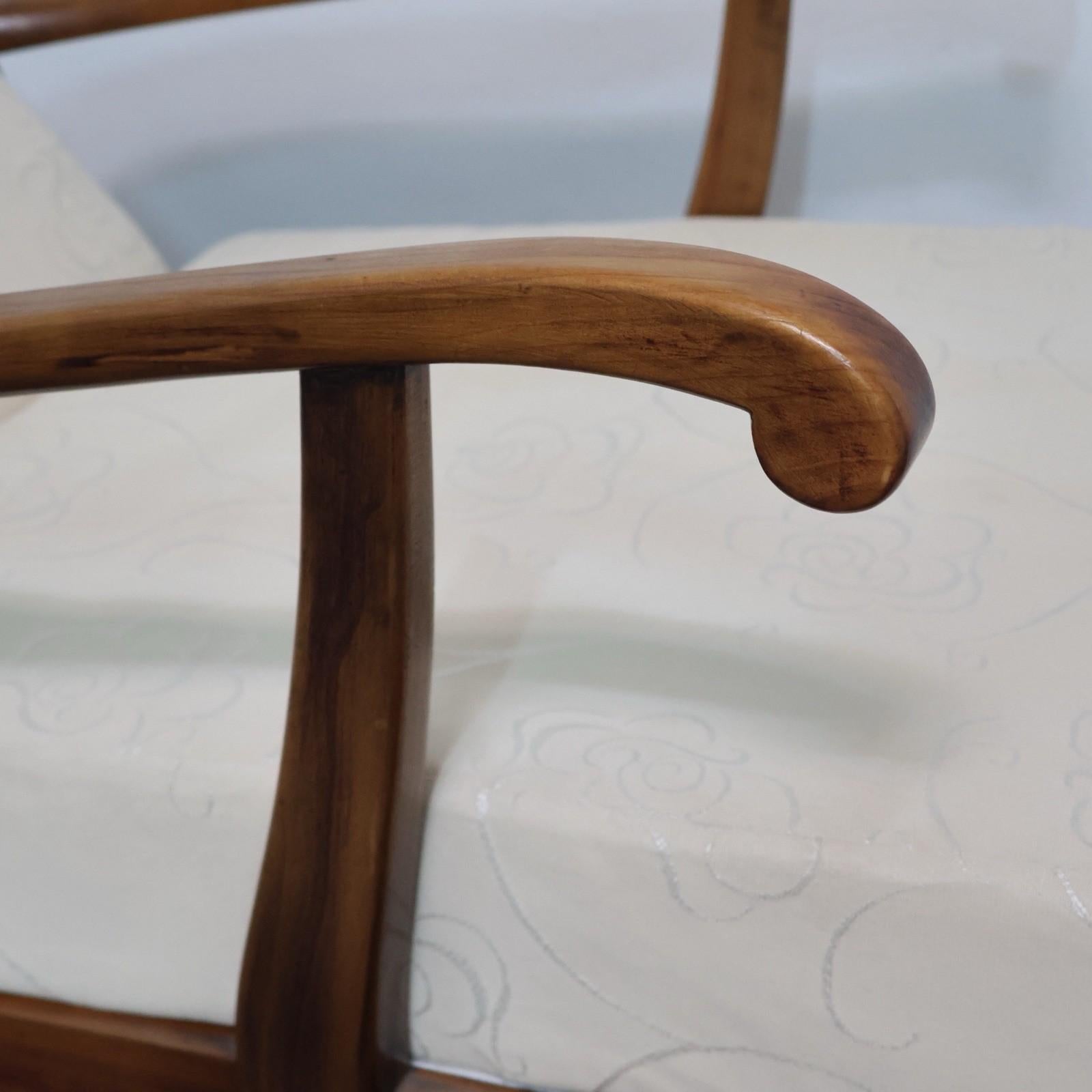 Renzo Franchi Camerani Poltrona Reclinabile Mod. Camea 1950 Design Mitte des Jahrhunderts im Angebot 5