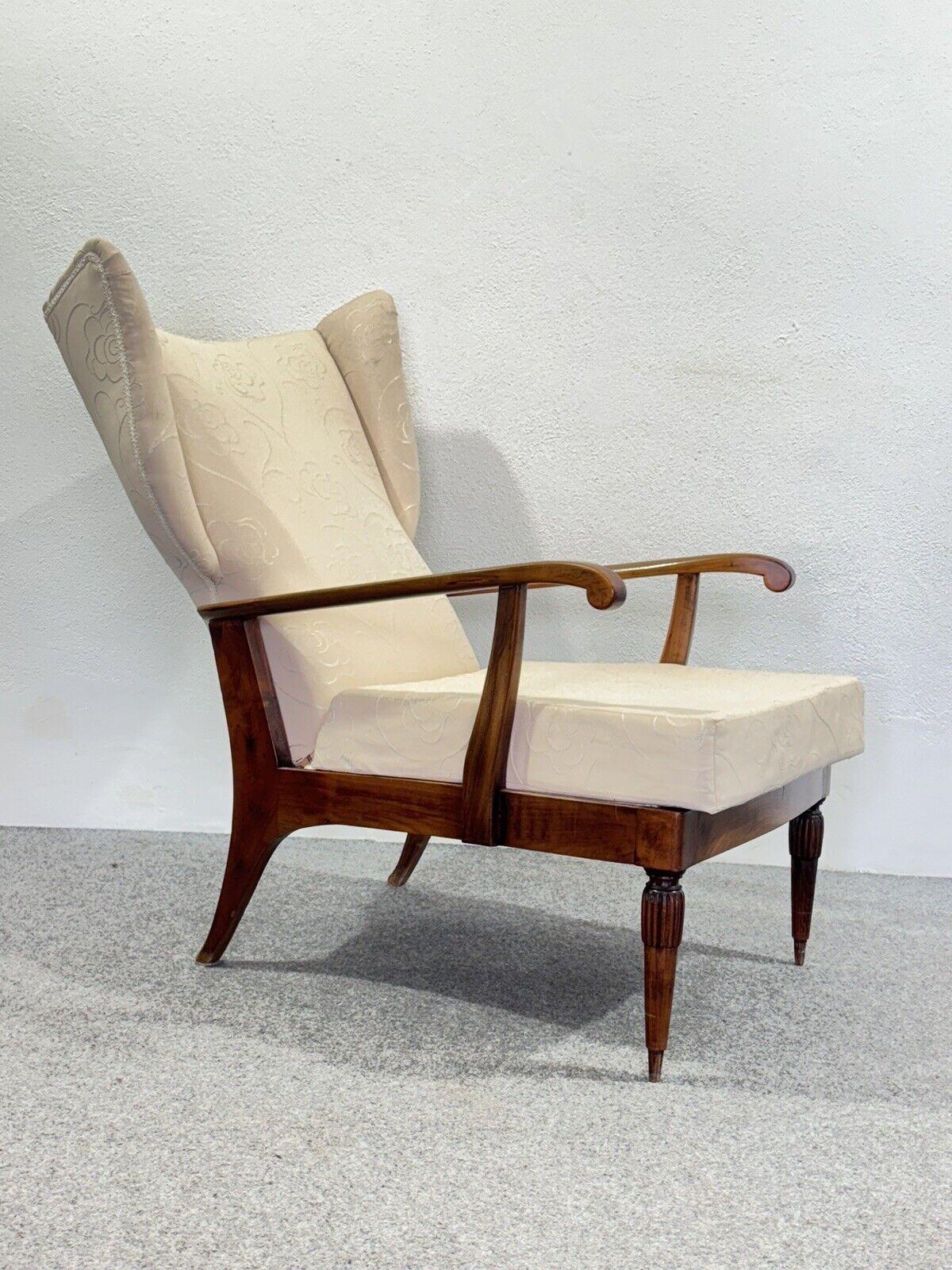 Renzo Franchi Camerani Recliner Sessel Mod. Camea 1950 Design Mitte des Jahrhunderts (Moderne der Mitte des Jahrhunderts) im Angebot