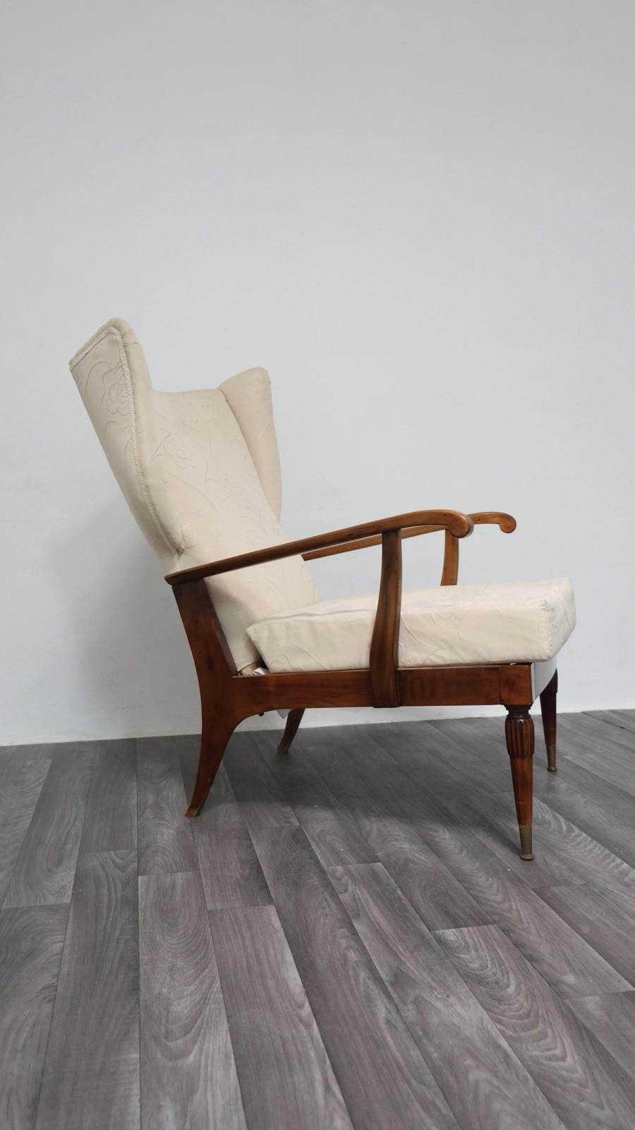 Renzo Franchi Camerani Poltrona Reclinabile Mod. Camea 1950 Design Mitte des Jahrhunderts im Zustand „Gut“ im Angebot in Taranto, IT