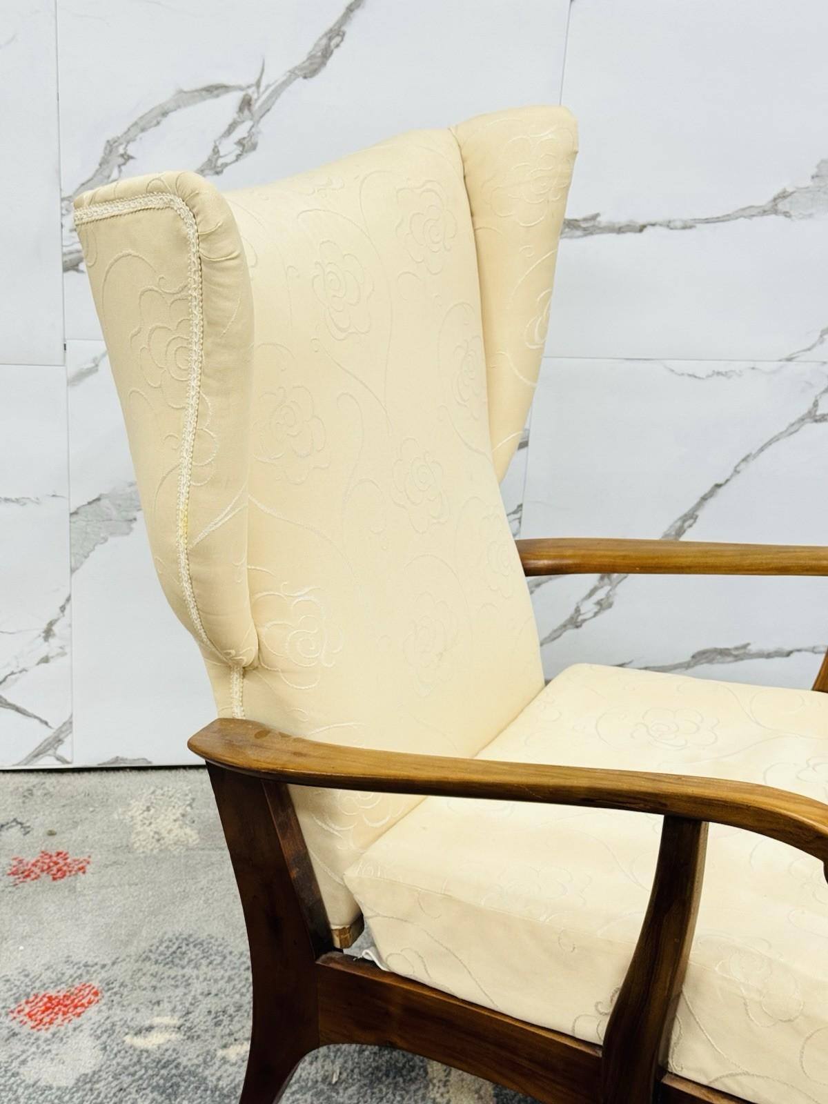 Renzo Franchi Camerani Poltrona Reclinabile Mod. Camea 1950 Design Mid-century im Angebot 1