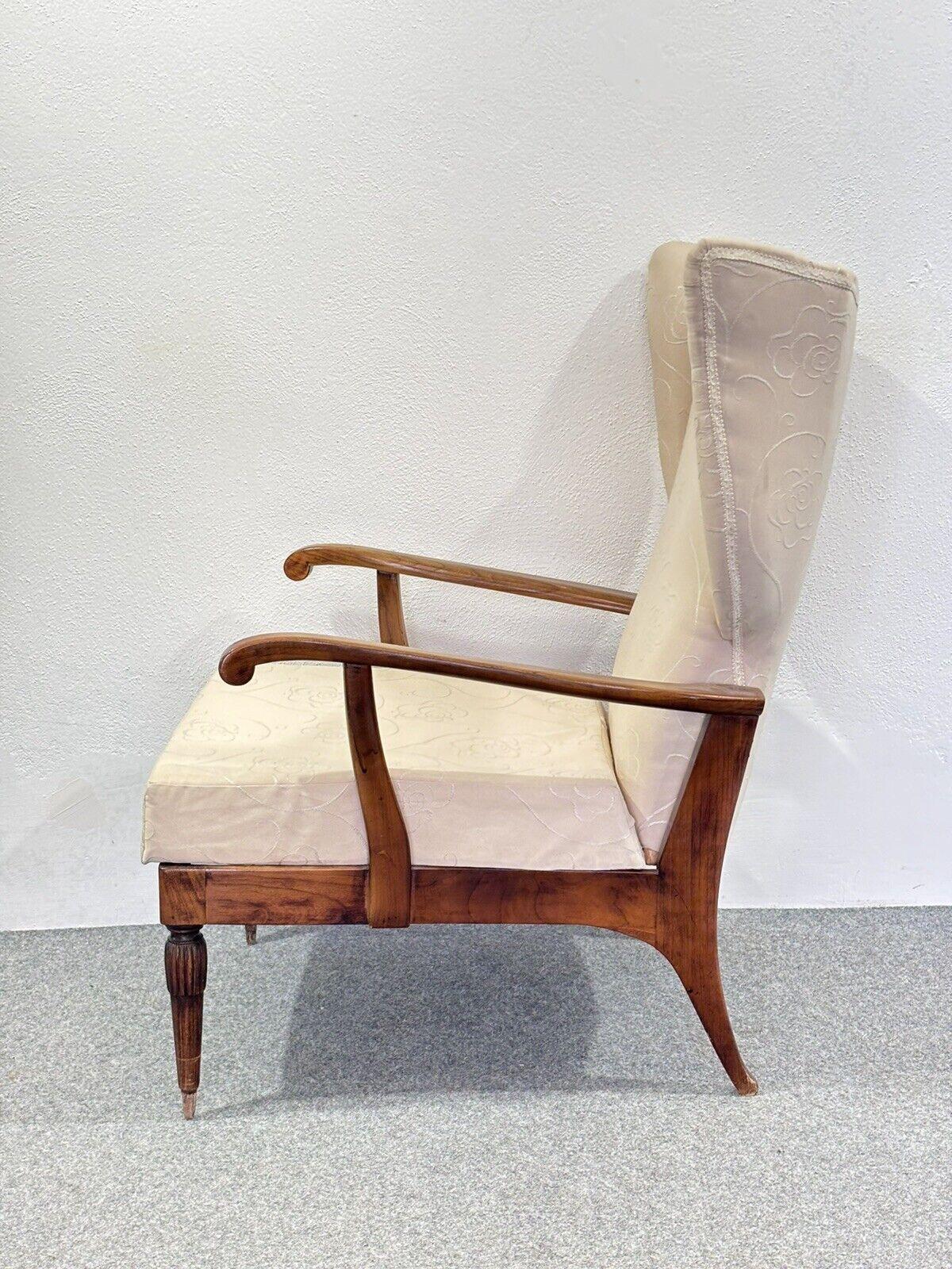 Renzo Franchi Camerani Recliner Sessel Mod. Camea 1950 Design Mitte des Jahrhunderts im Angebot 2