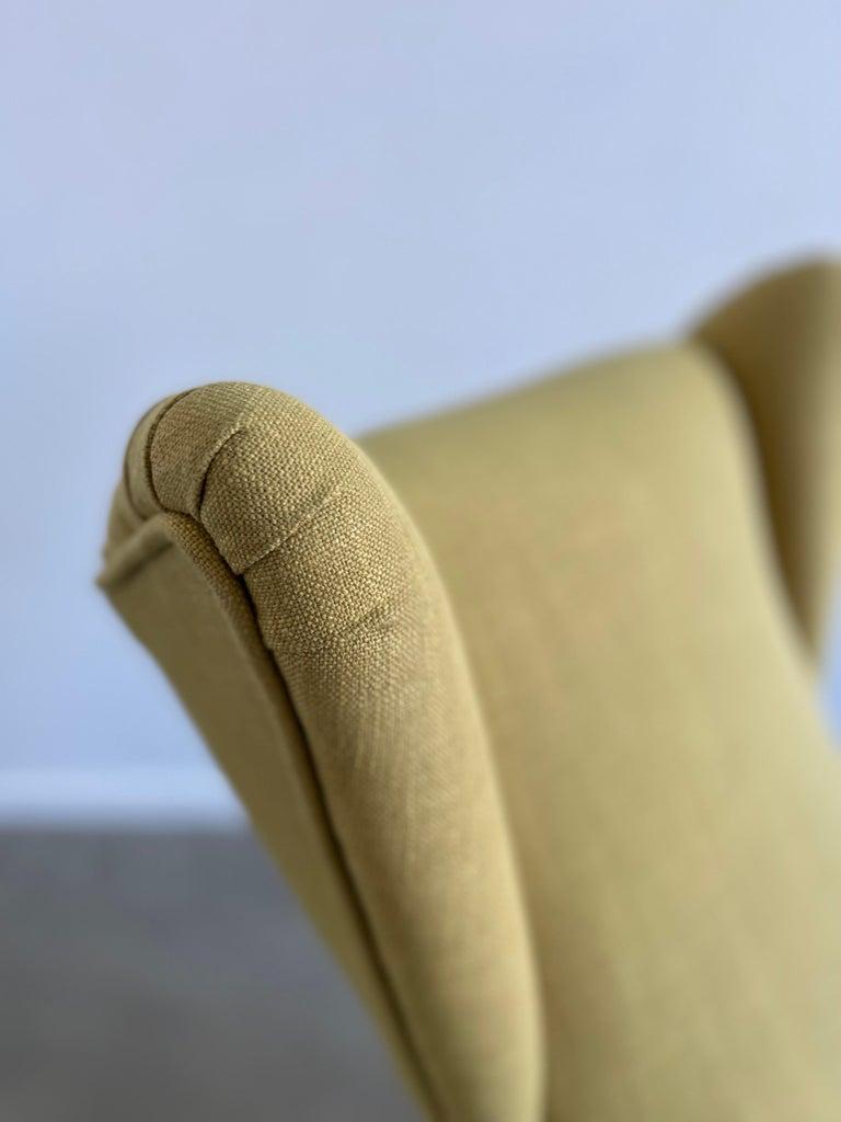 Fauteuil inclinable Renzo Franchi pour Brianzola Camera Lounge avec pouf en vente 2