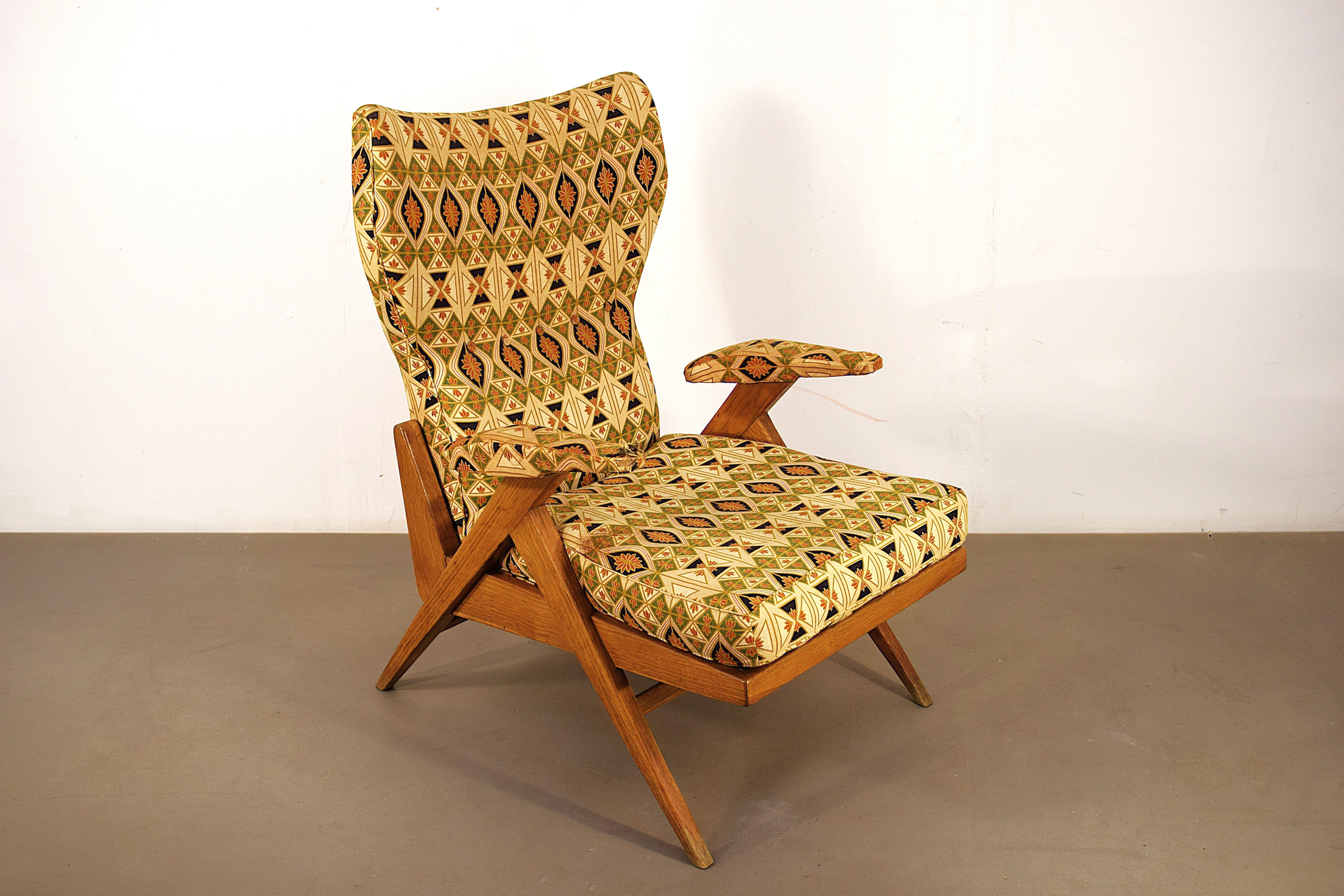 Renzo Franchi -  Camea Armchair, 1950 For Sale 2