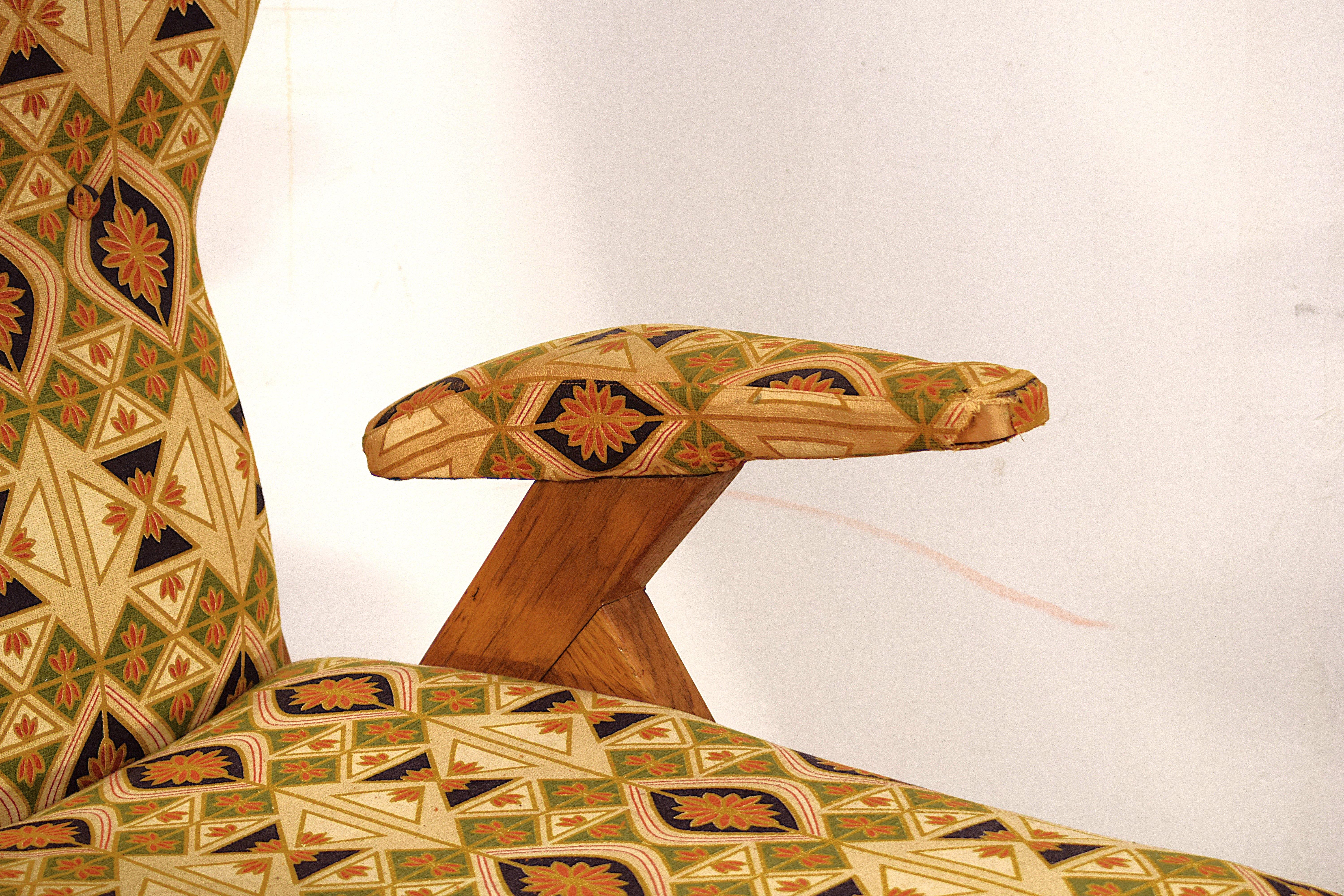 Renzo Franchi -  Camea Armchair, 1950 For Sale 3