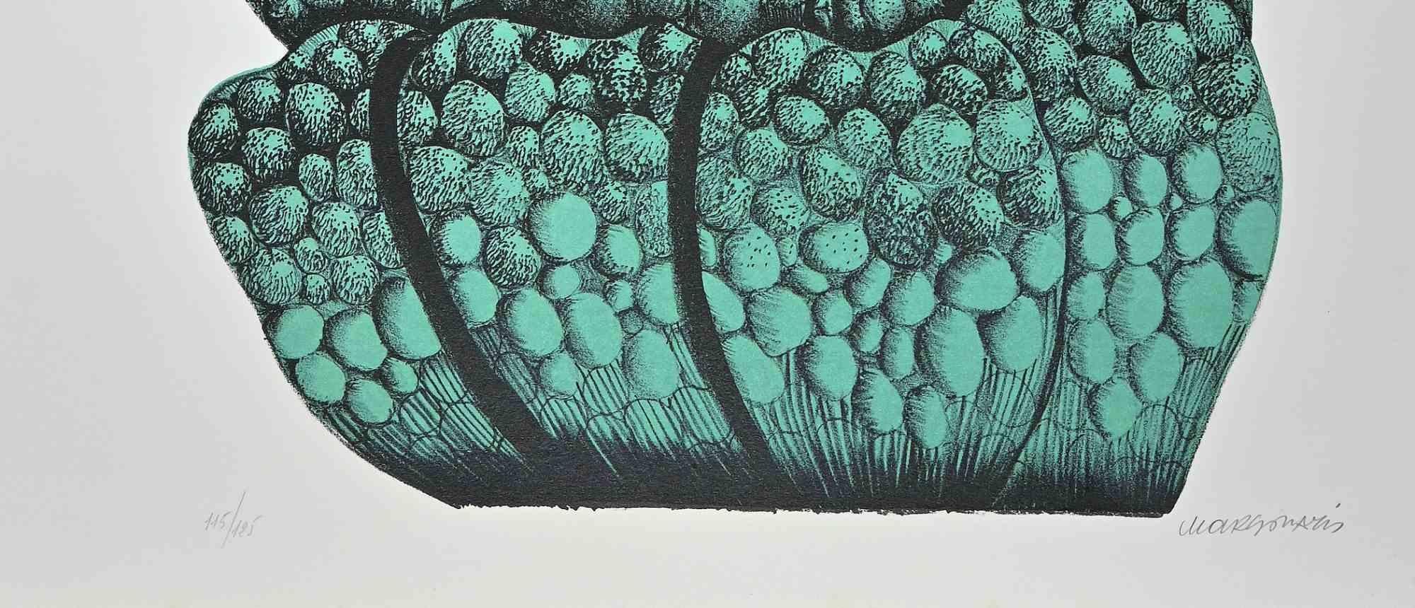 Fiore Segnale - Lithograph by Renzo Margonari - 1976 For Sale 1