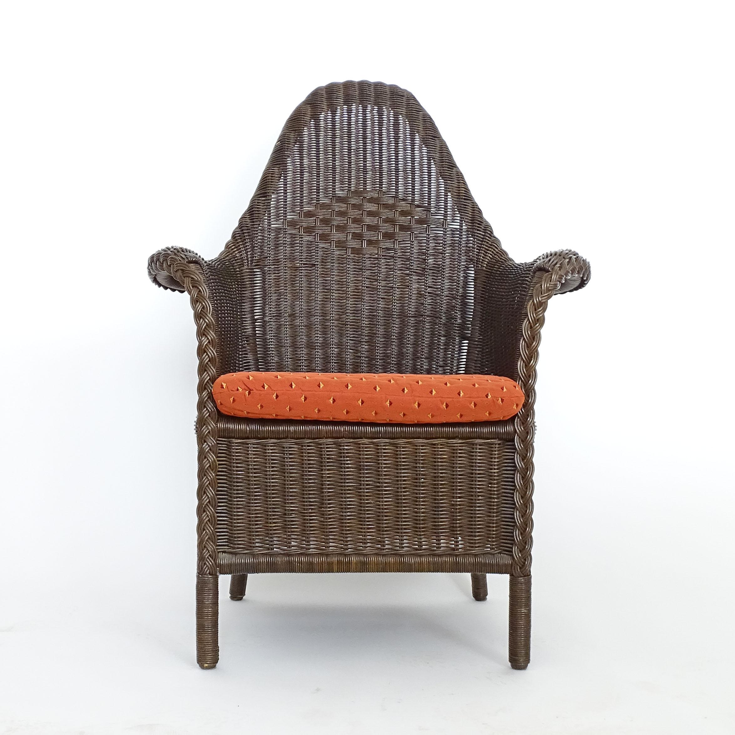 Renzo Mongiardino Pair of Wicker Astrea Armchairs for Bonacina, Italy 1977 For Sale 5